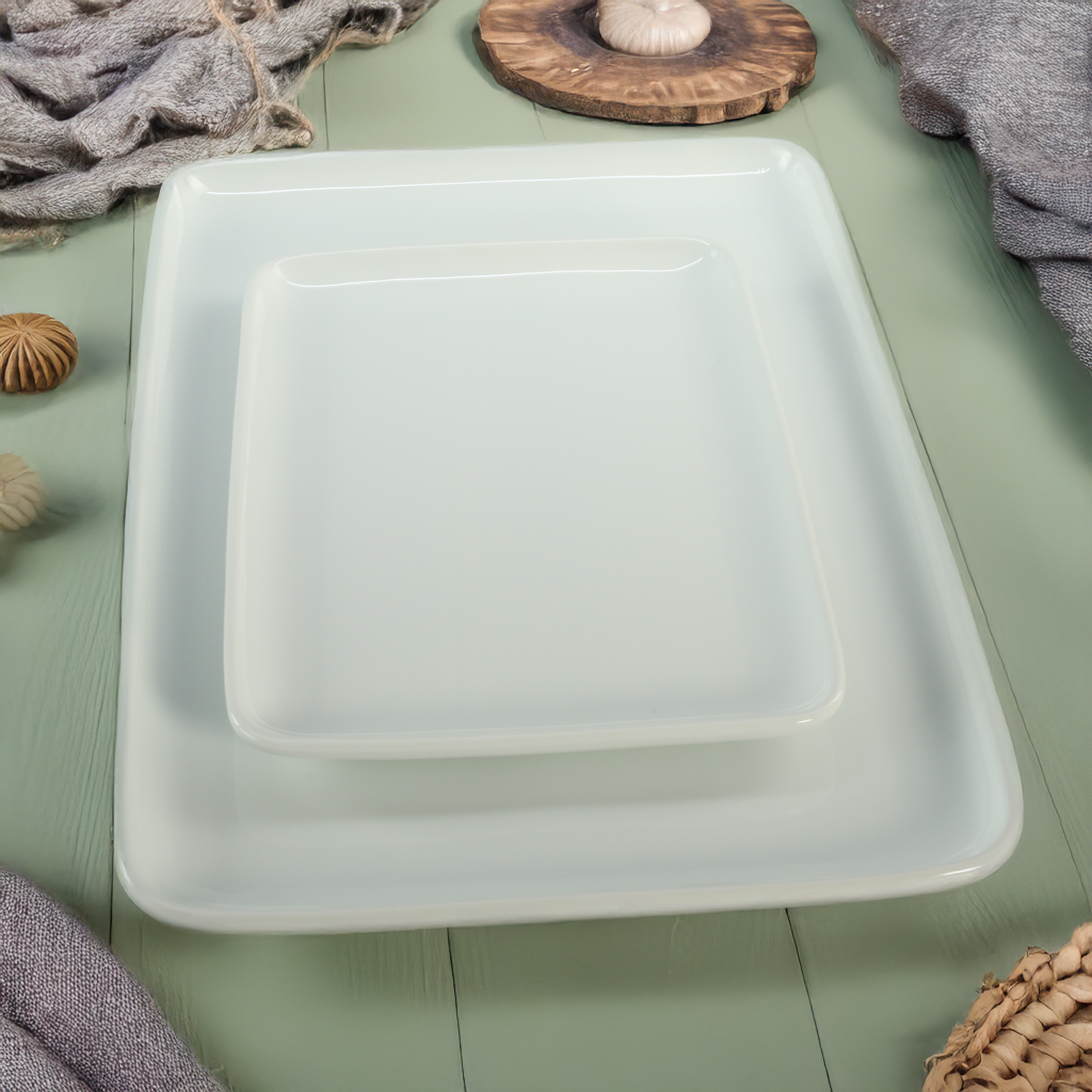 2-Piece Vail Rectangular Platter Set, Rectangular Platter, 10.375", Rectangular Platter, 16"