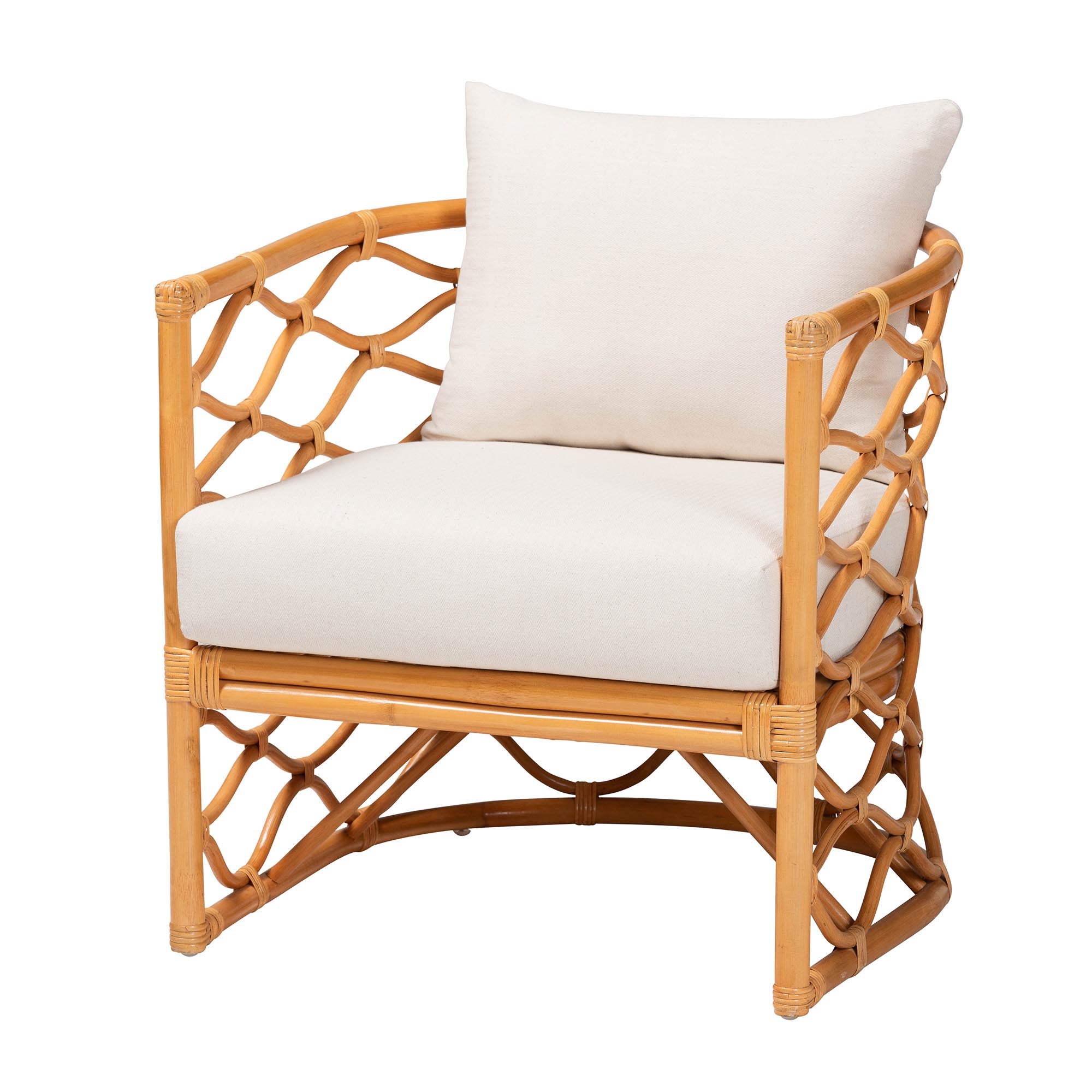 Franco Rattan Arm Chair