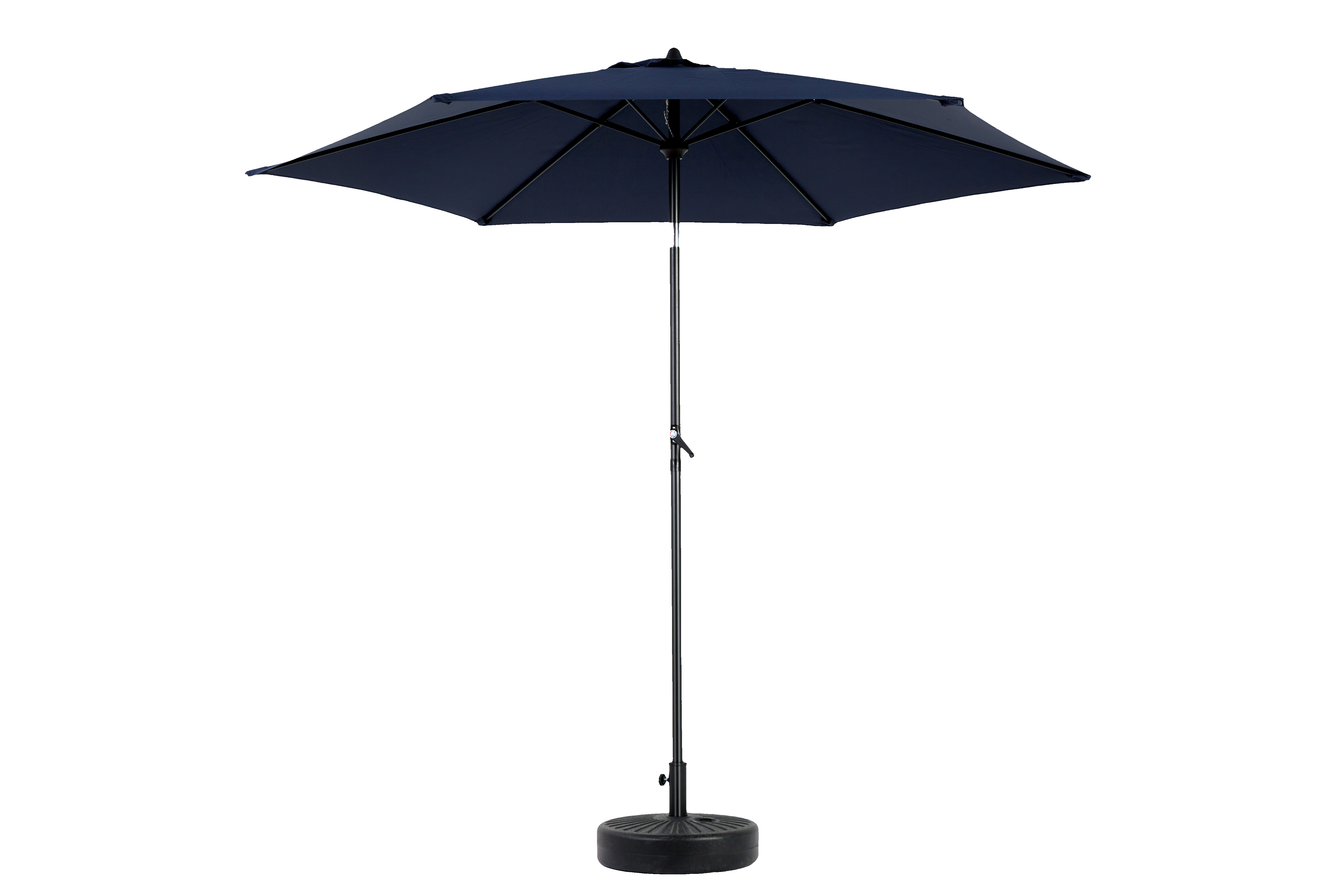 9' Outdoor Patio Umbrella Outdoor Table Umbrella with Push Button Tilt and Crank, Base Not Included