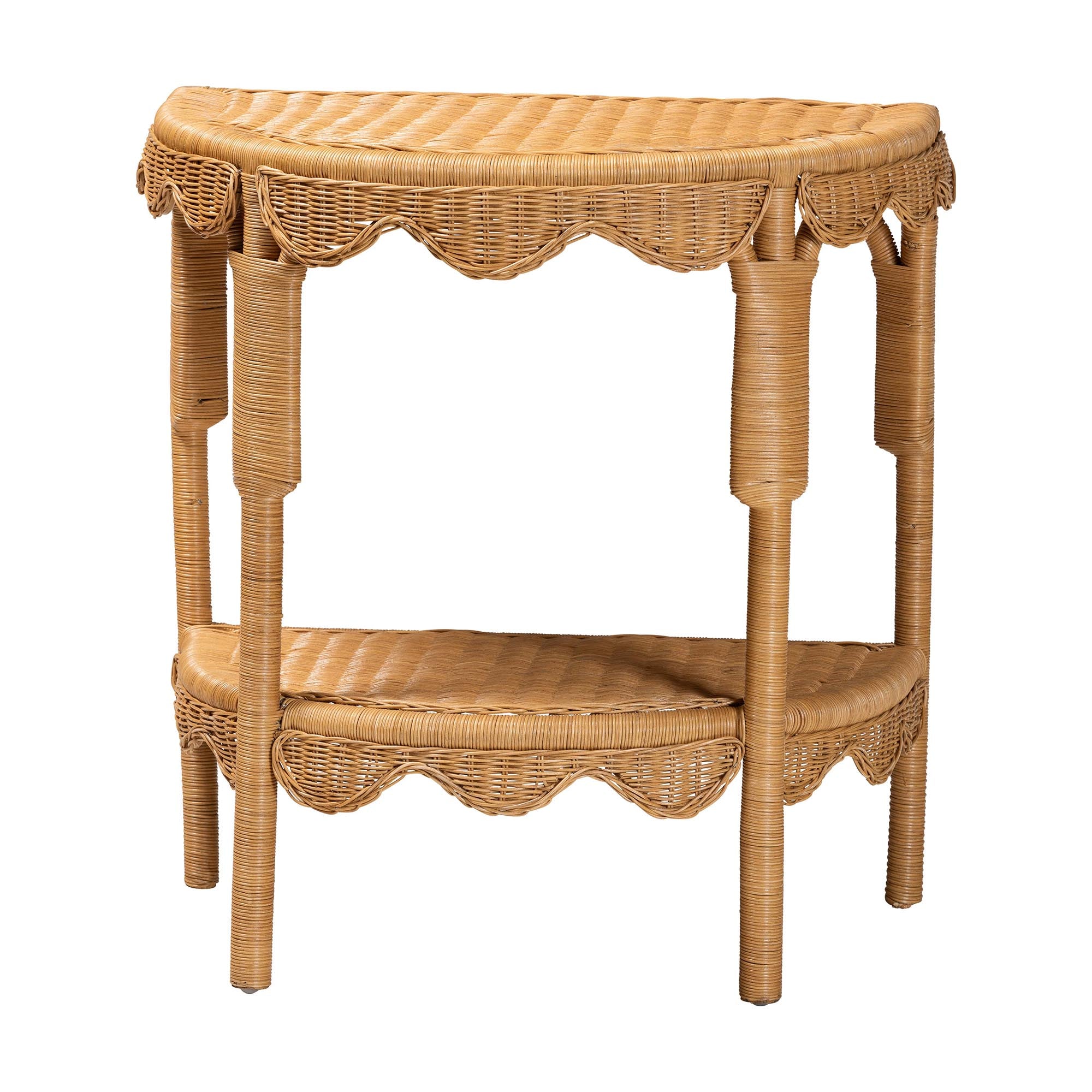 Lukas Rattan Console Table