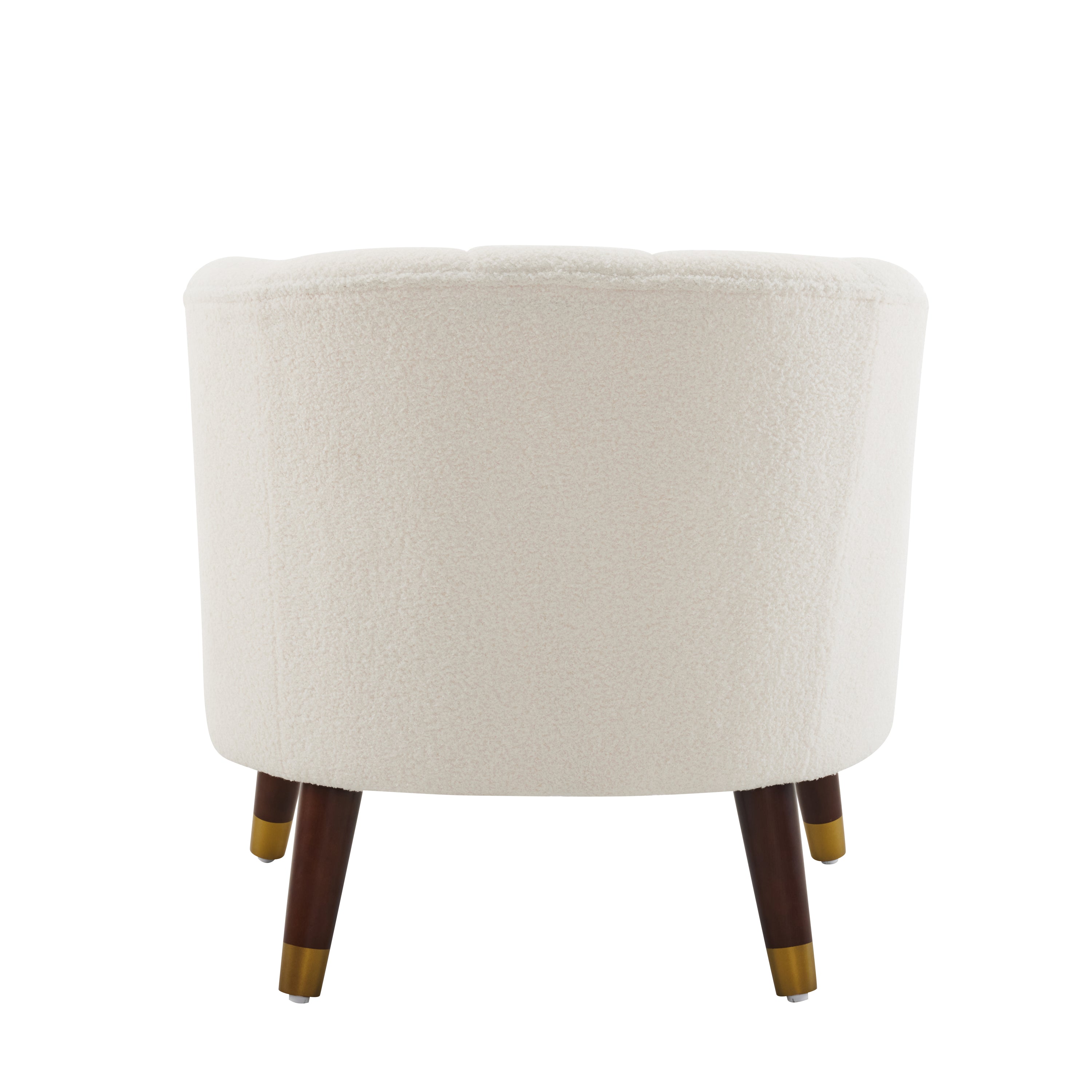 Upholstered Barrel Accent Chair