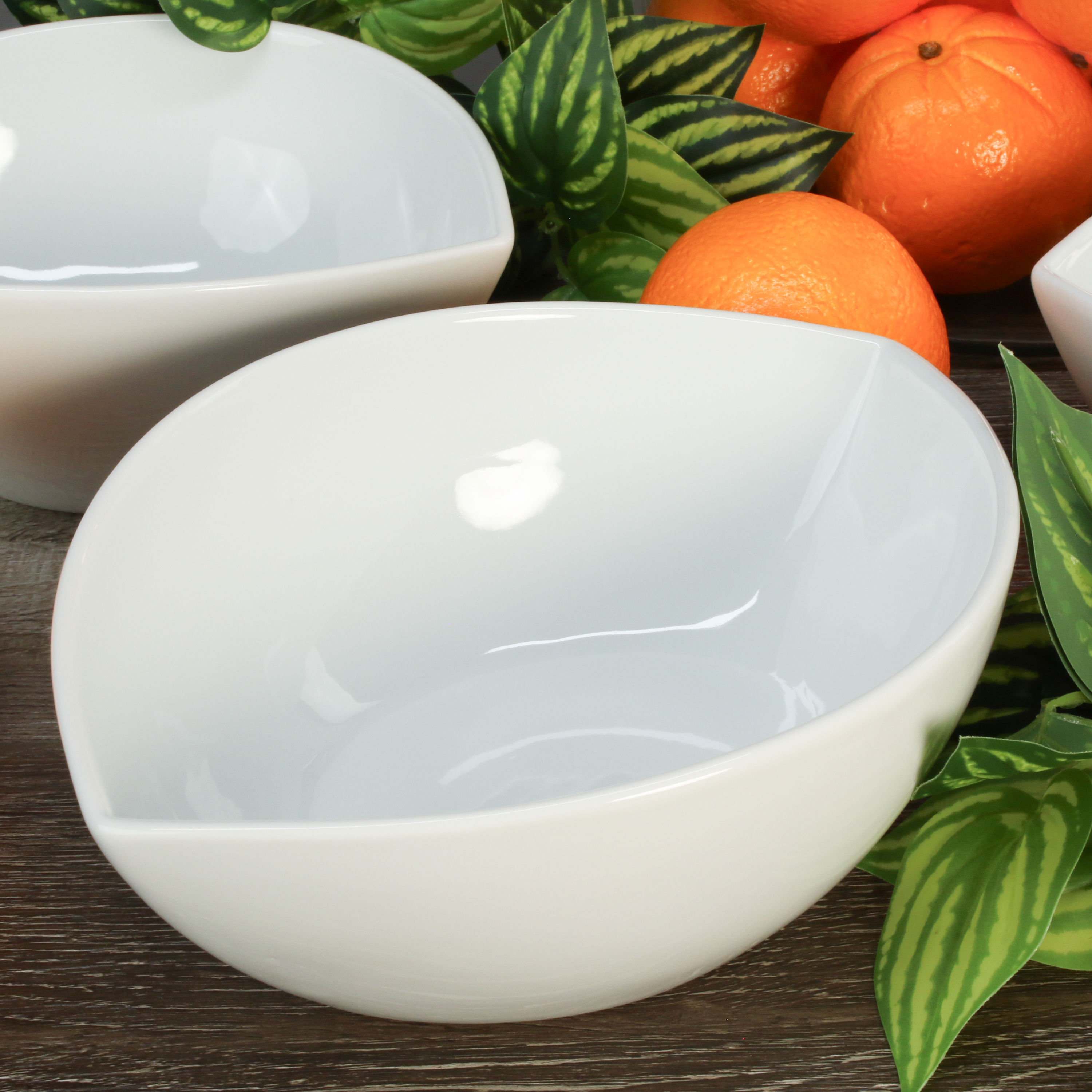 Split Oval Bowls, Set of 3