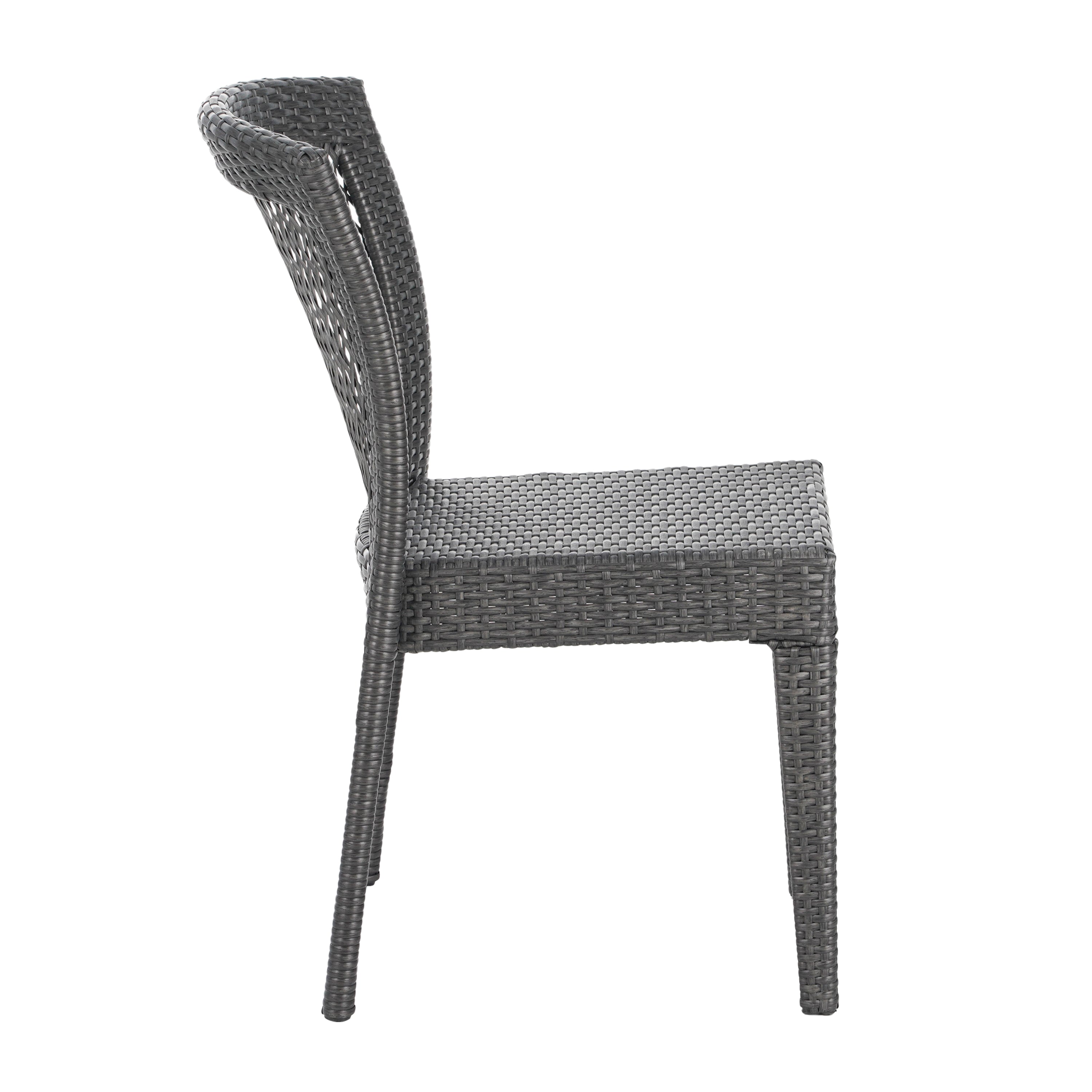 Farley Stacking Outdoor Dining Chairs, Set of 2