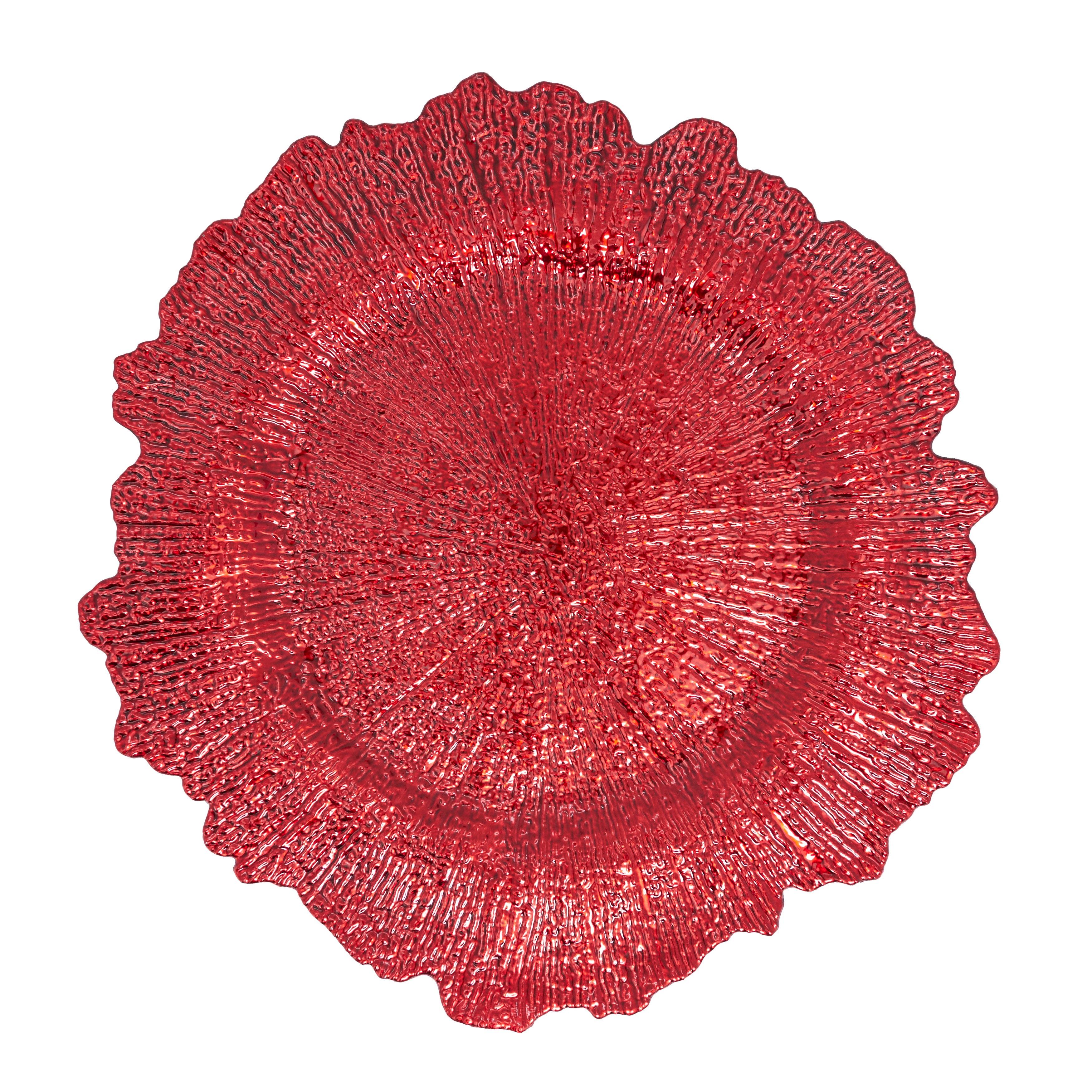 Radiant Elegance Starburst Charger, Set of 4