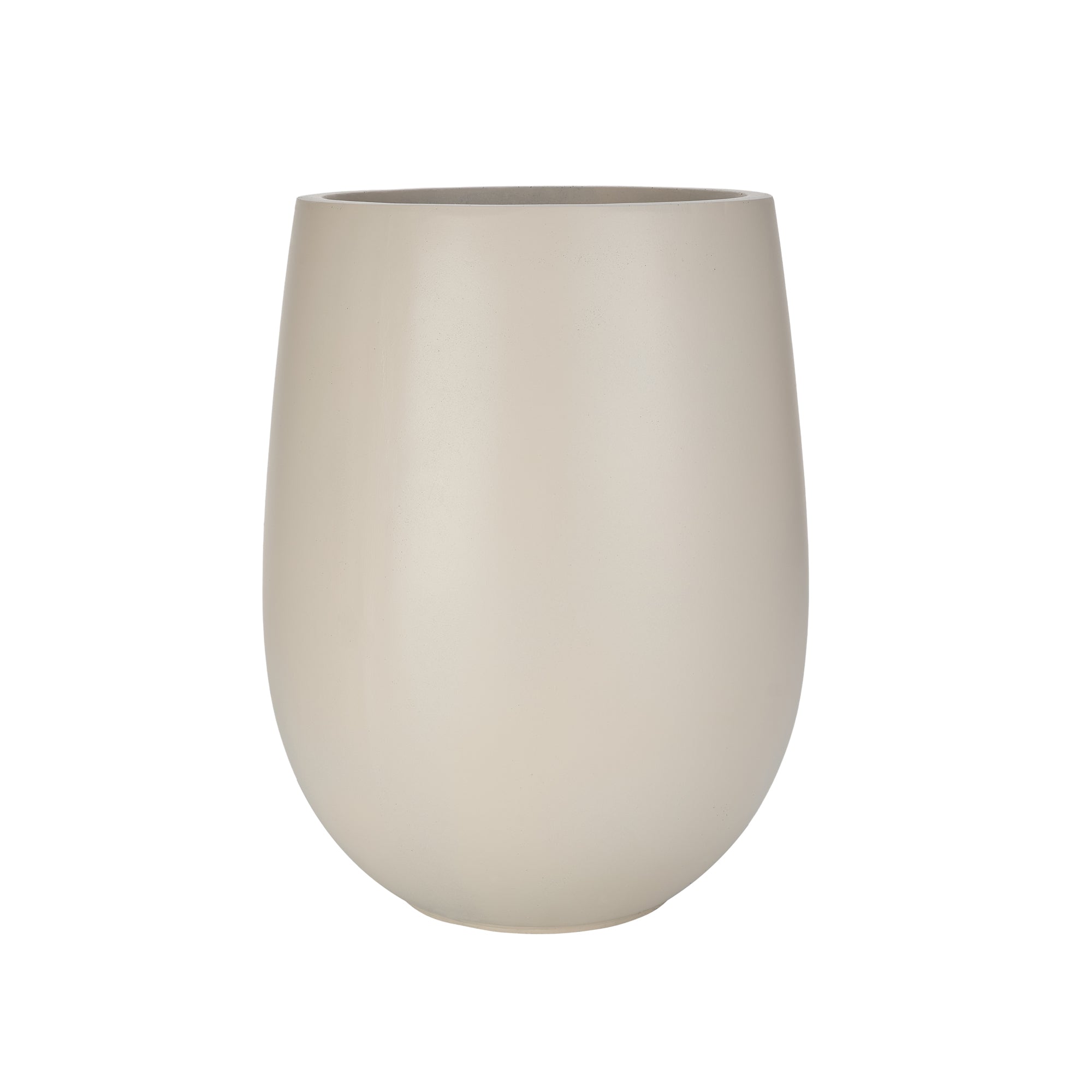 Egg Shaped Lightweight Outdoor Planter, Set of 3