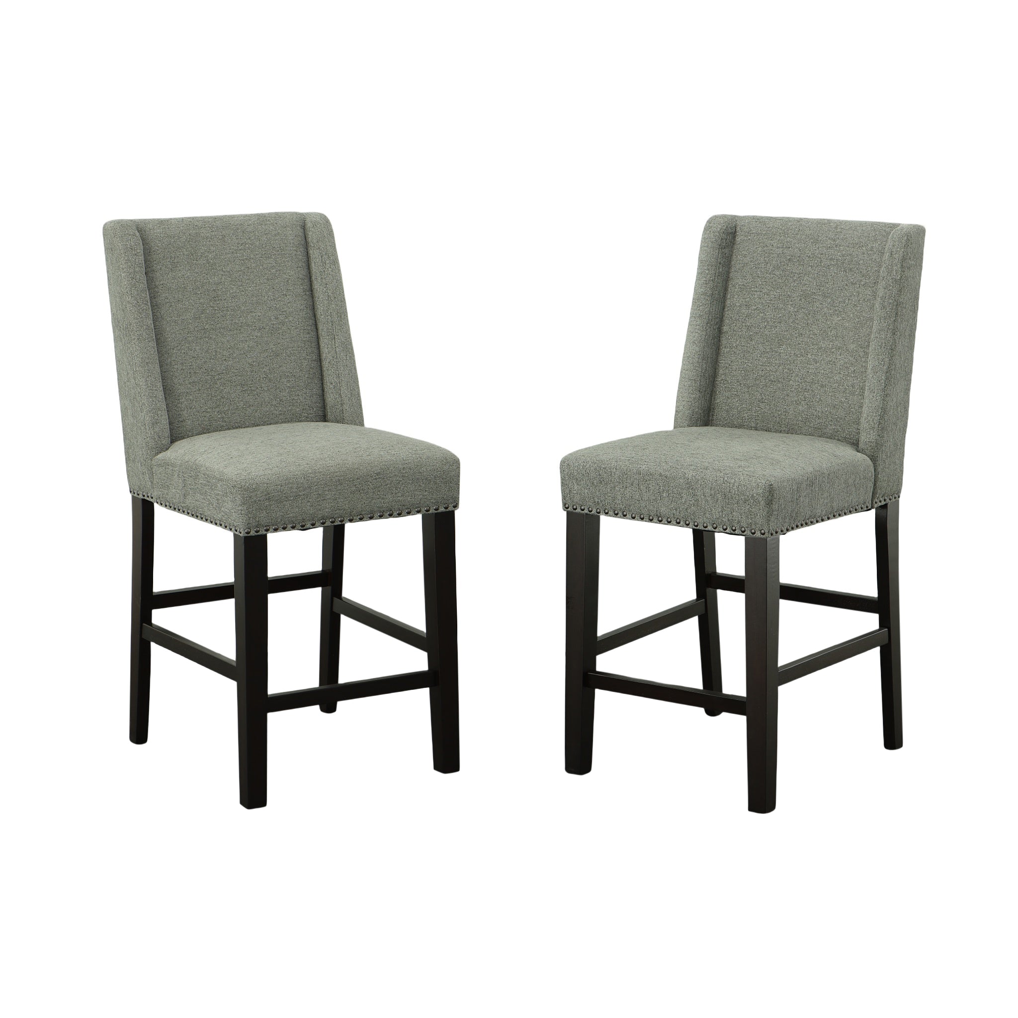 Laurant Upholstered 24 In Counter Stool, Set of 2