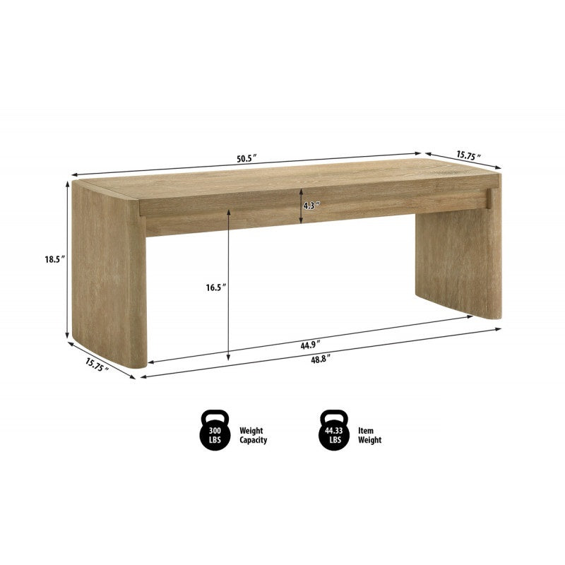 Contemporary Kepler Driftwood Extension Dining Room Set