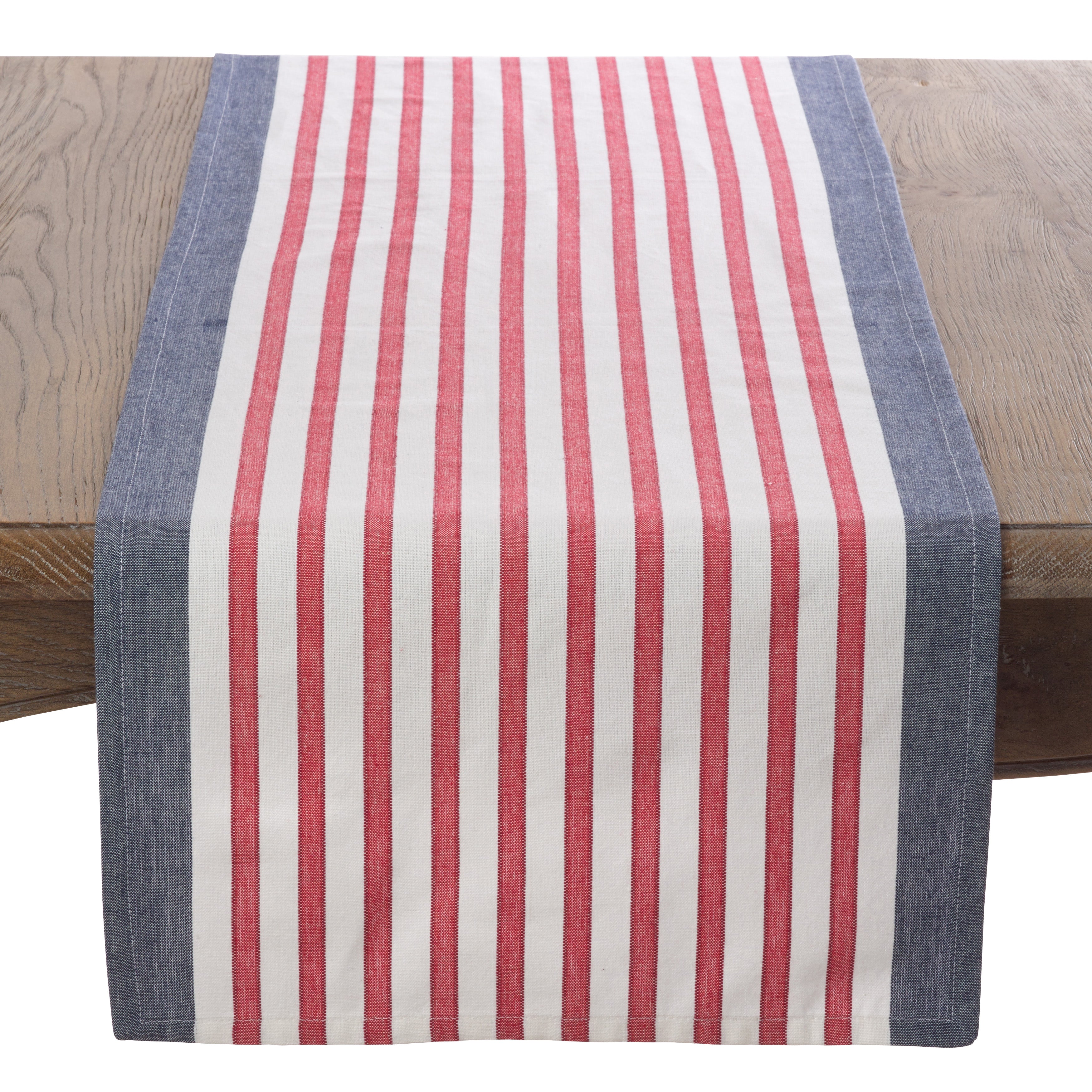 Classic USA Stripe Americana Table Runner