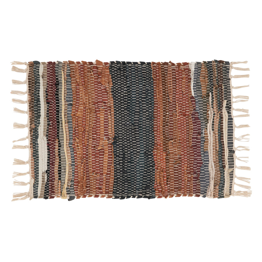 Striped Chindi Multicolor Placemats, Set of 4