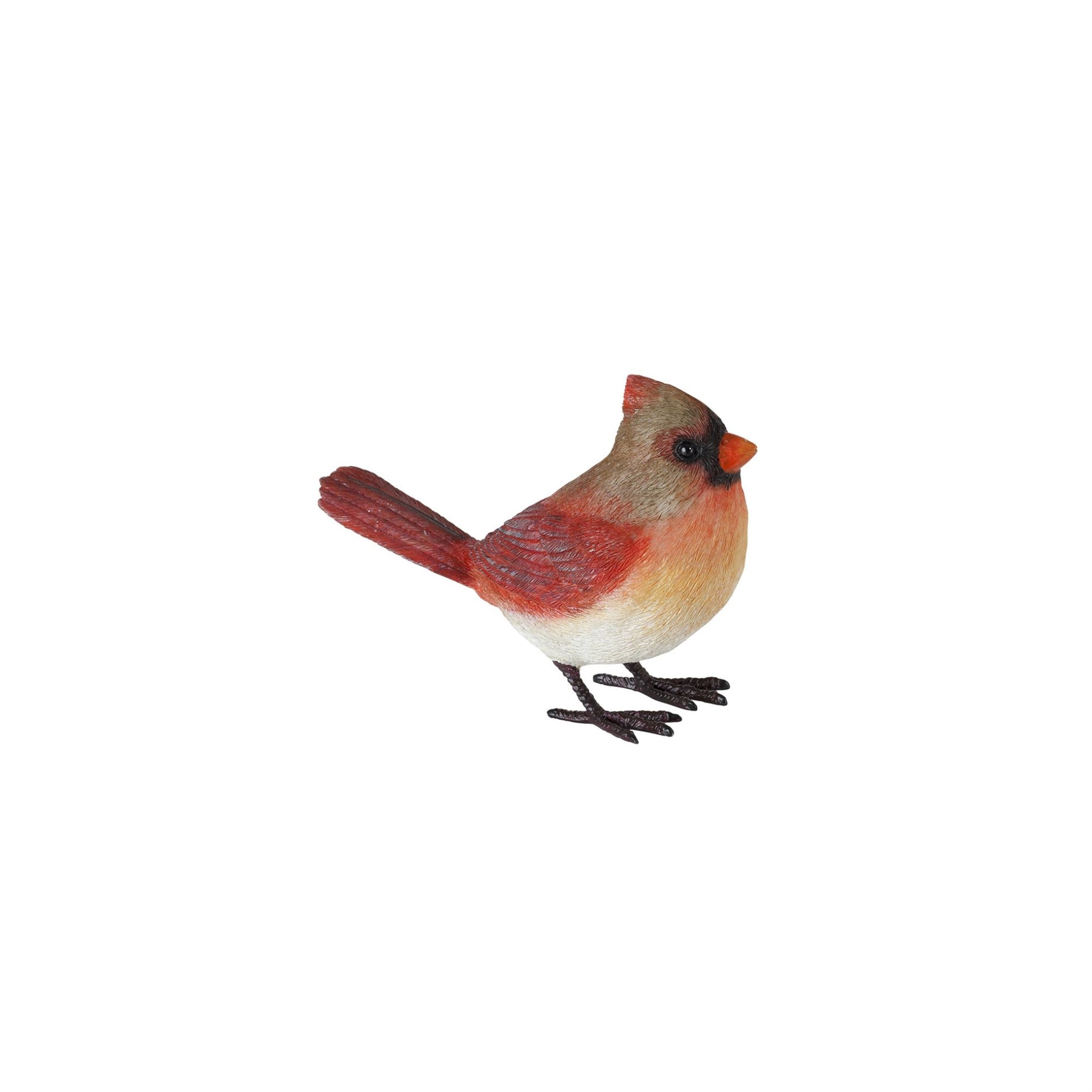 Cardinal Bird Figurine, Set of 4