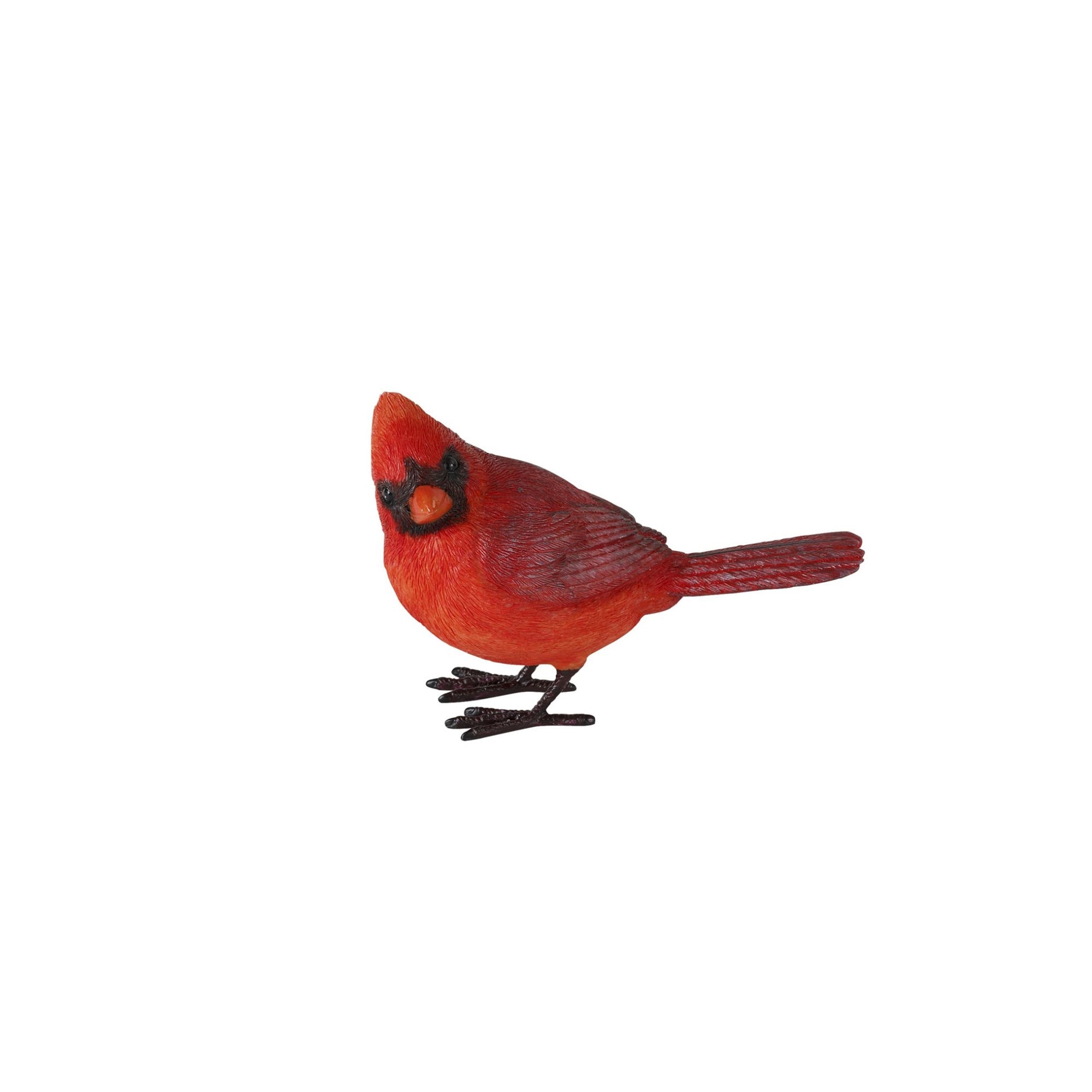 Cardinal Bird Figurine, Set of 4
