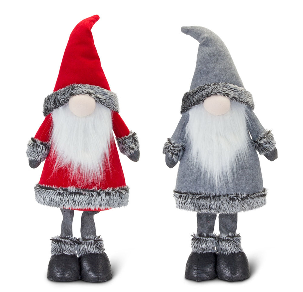 Plush-Winter-Gnome-Shelf-Sitter-(Set-of-2)-Decor