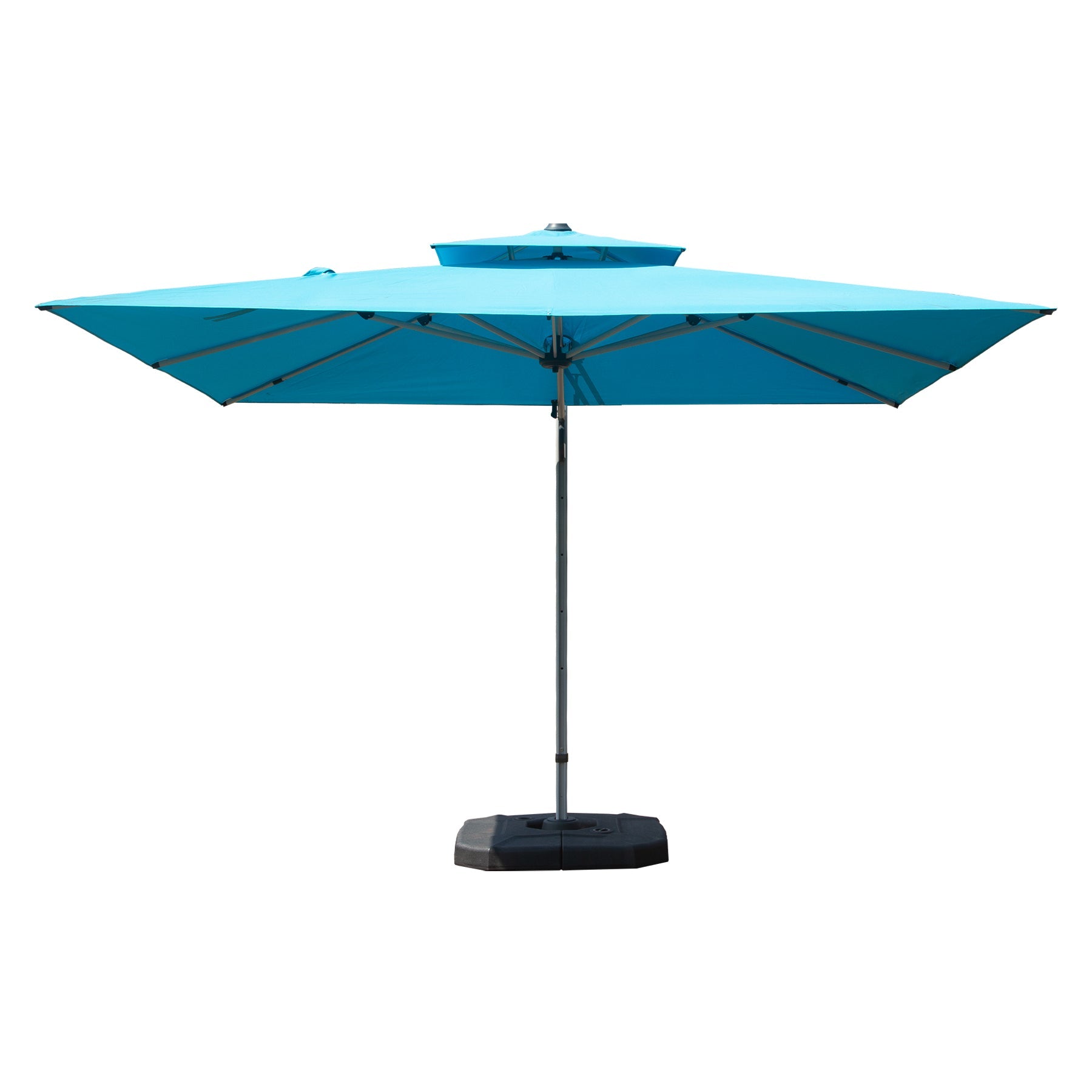 9'x 11' Rectangle Cantilever Umbrella with Center Pole, Base Not Included