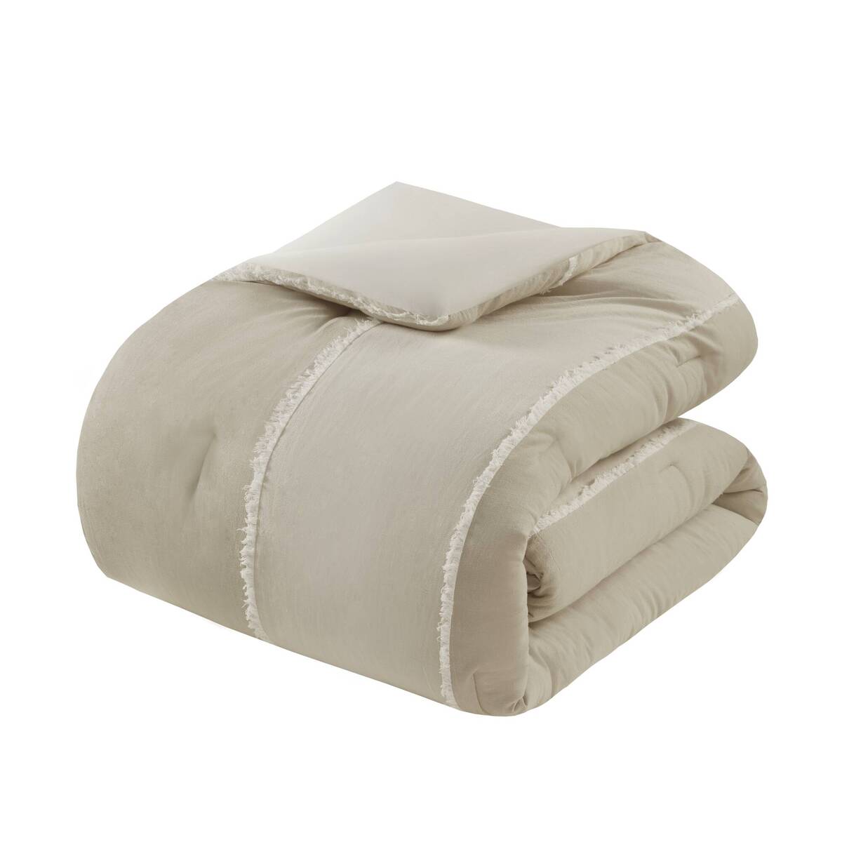 3-Piece Striped Cotton Comforter Set