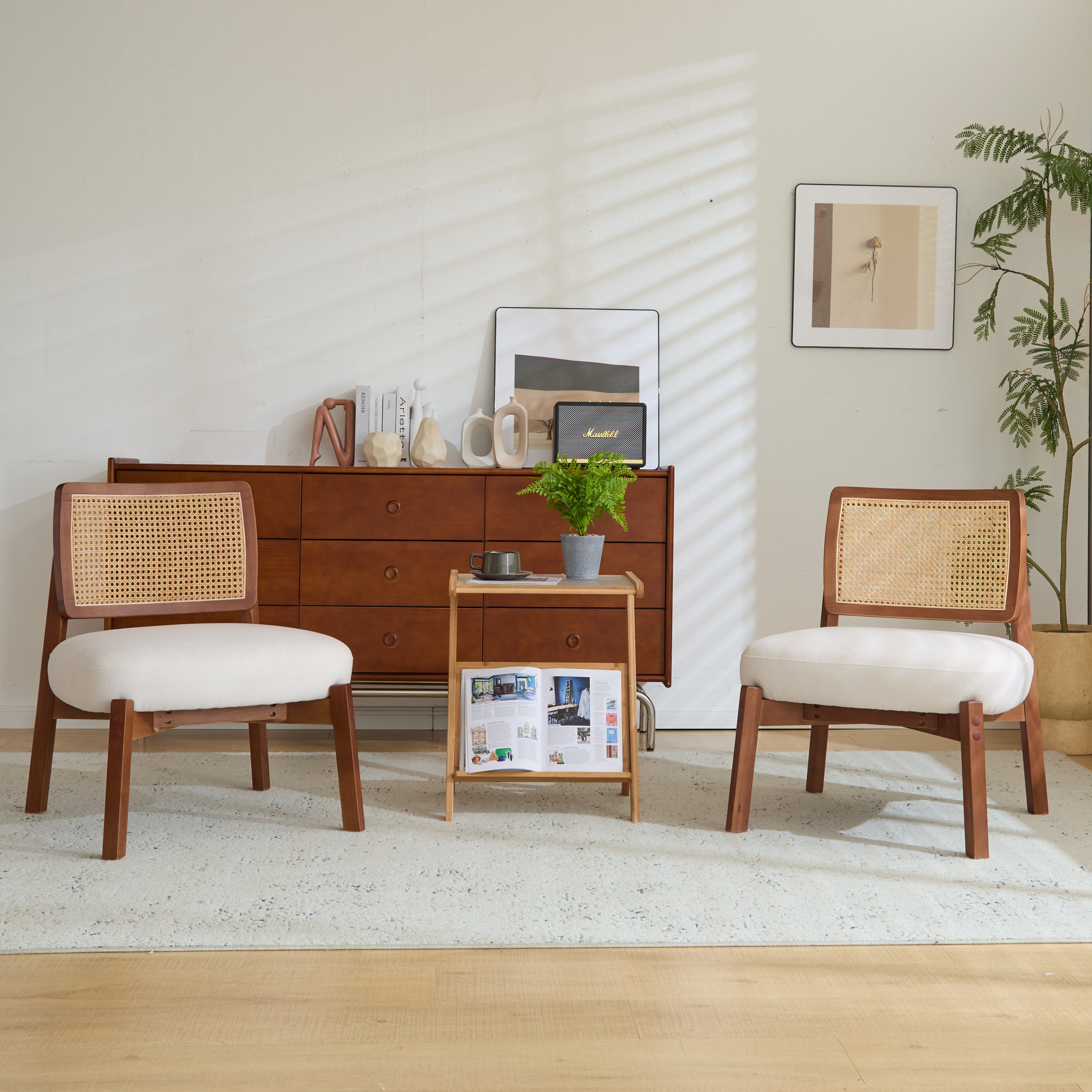 Modern Beige Lounge Chair