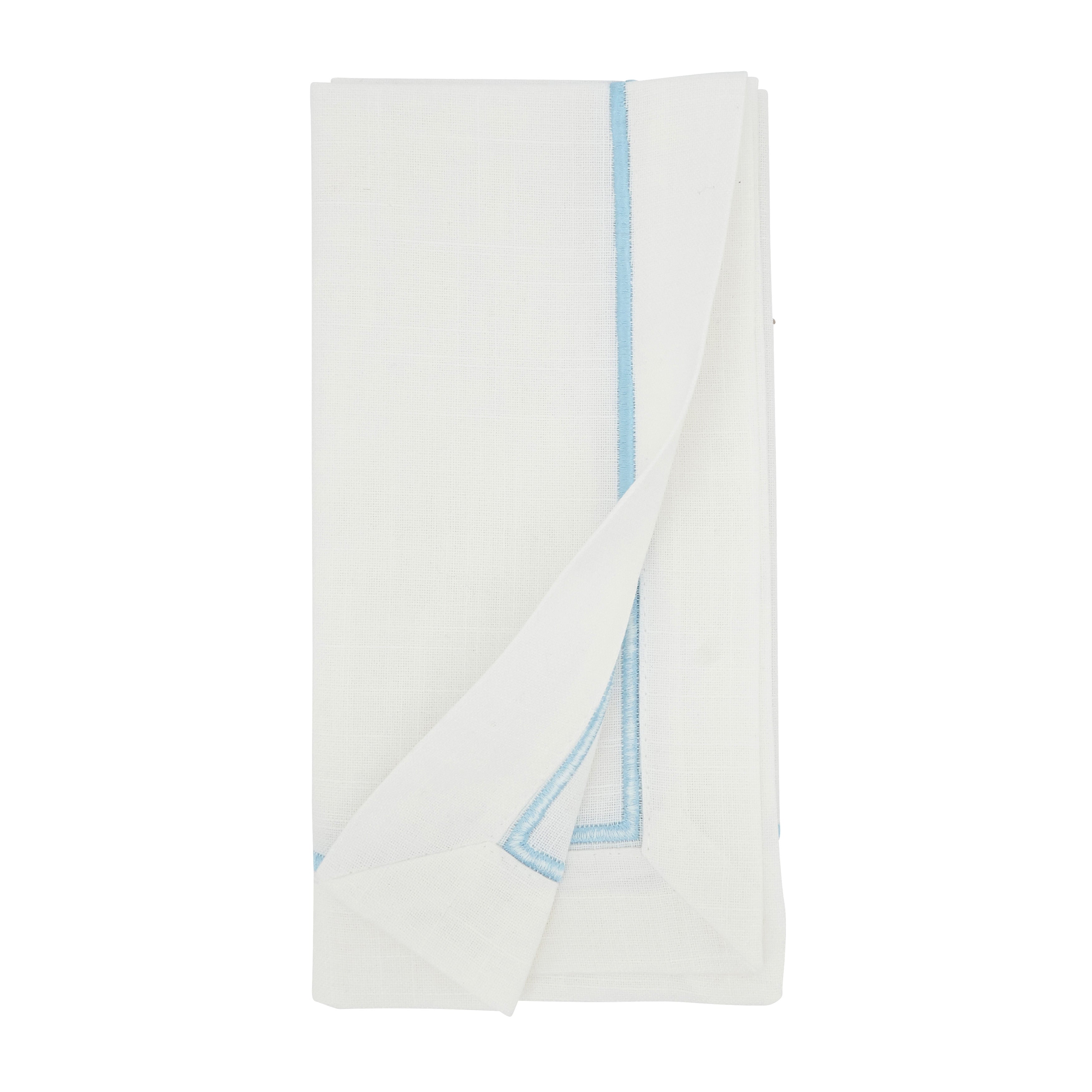 Embroidered Line Design Napkin, Set of 4