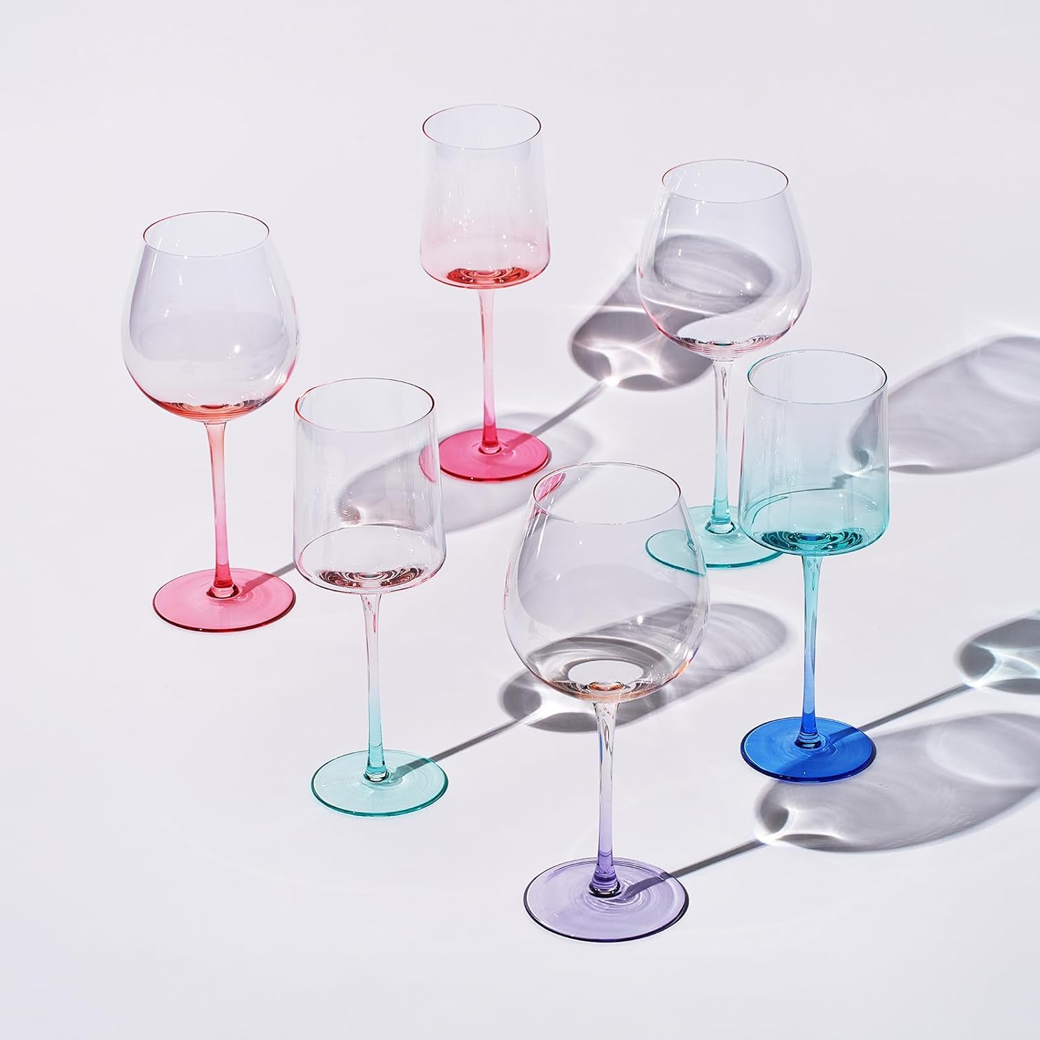 Alba Stemmed Balloon Wine Glasses, Set of 4