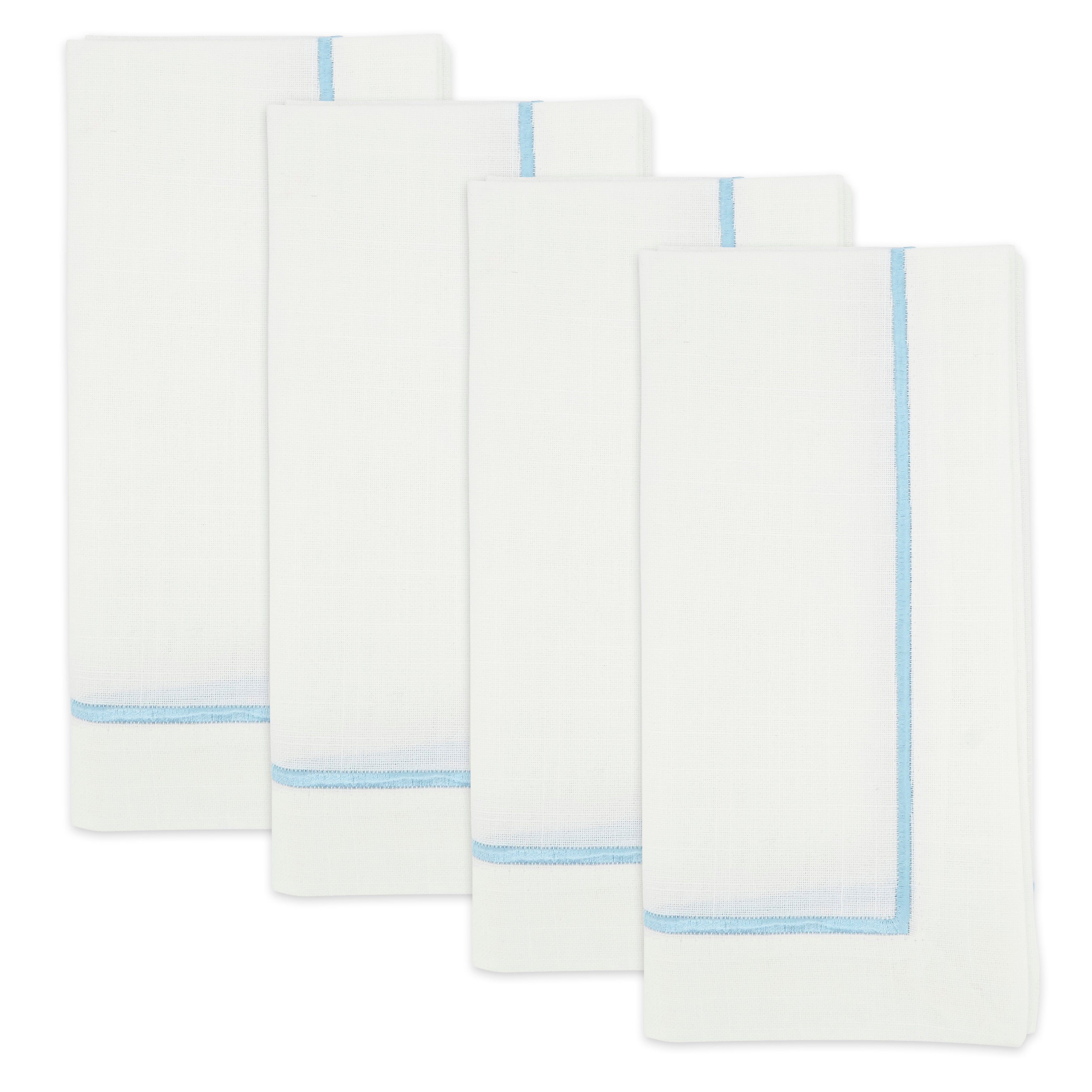 Embroidered Line Design Napkin, Set of 4