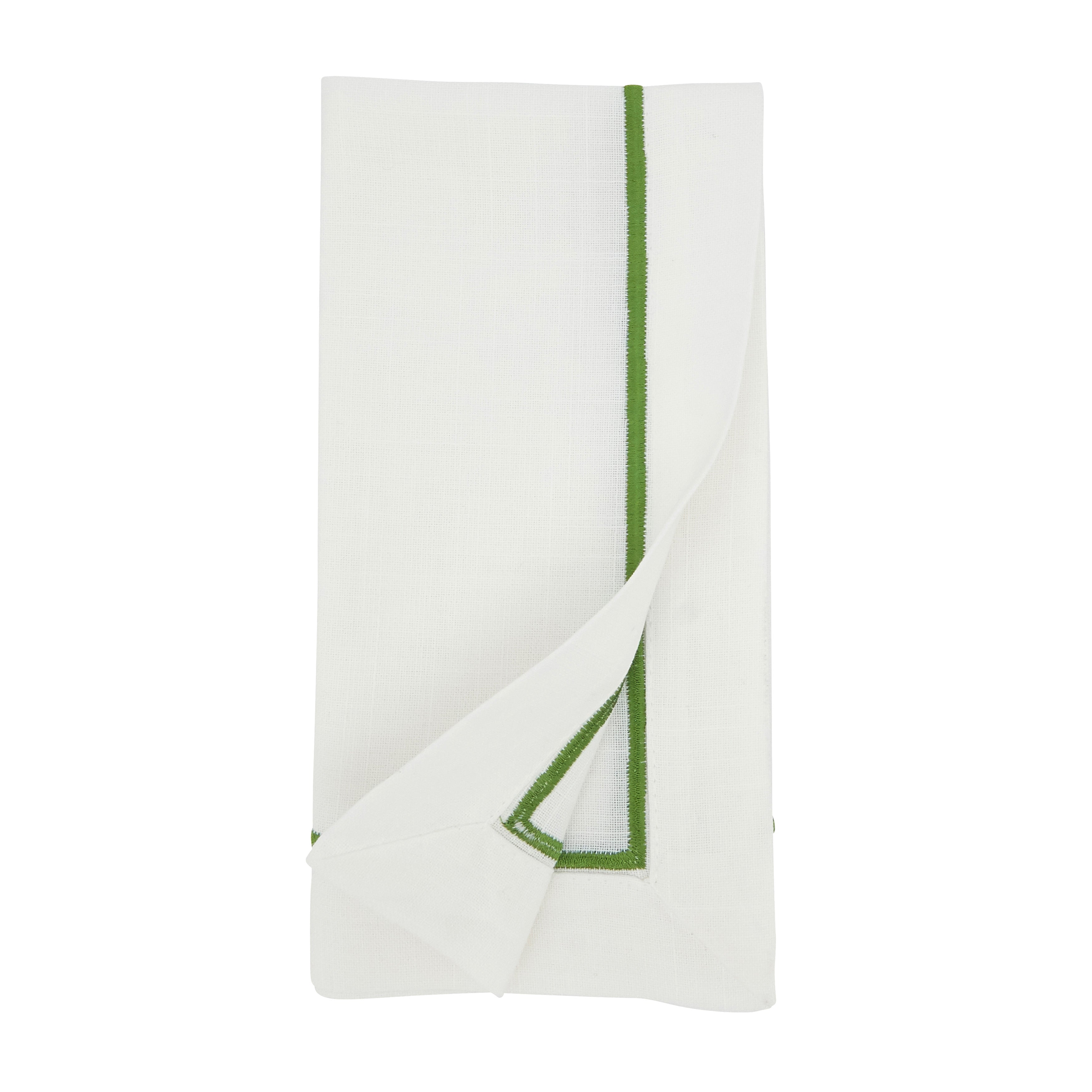Embroidered Line Design Napkin, Set of 4