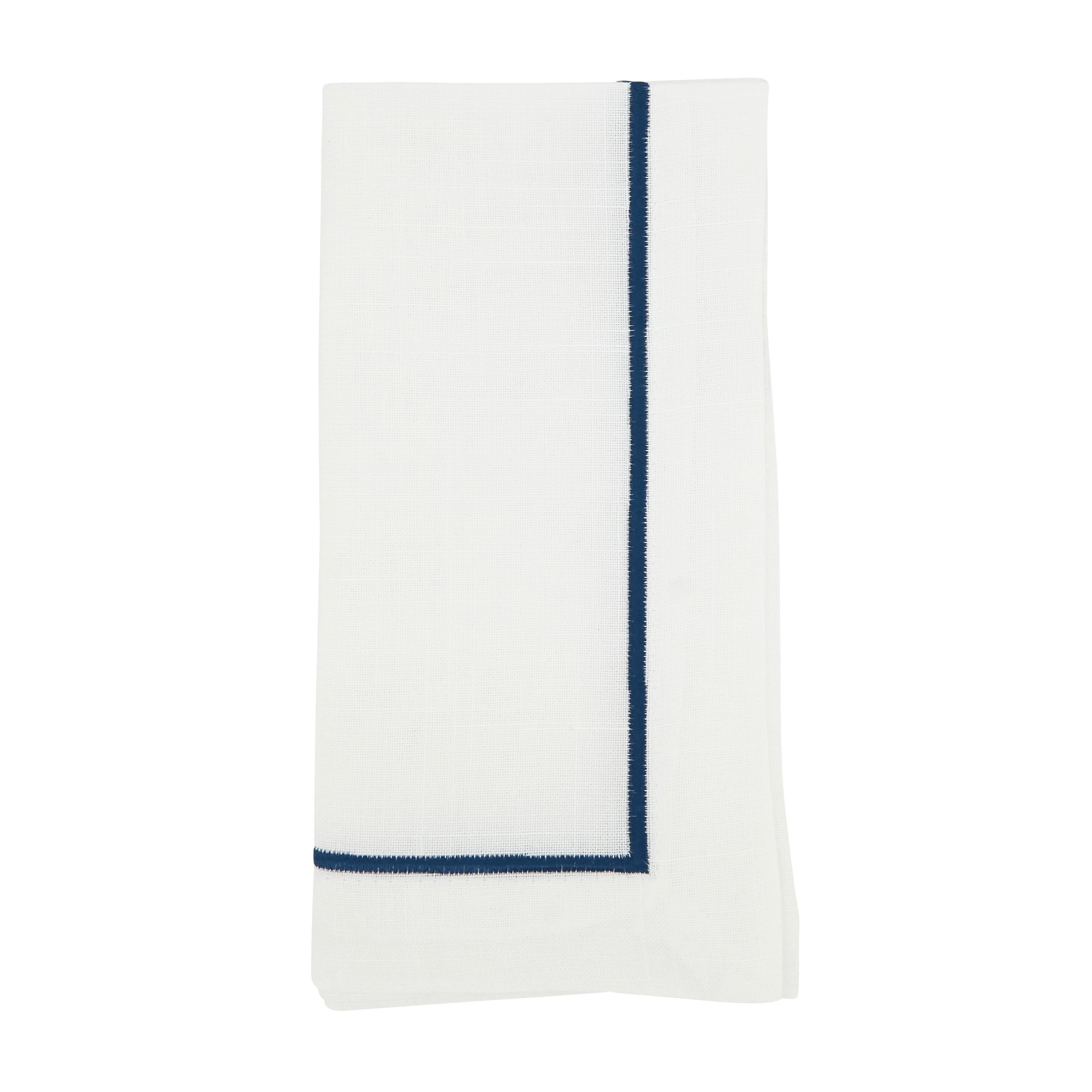 Embroidered Line Design Napkin, Set of 4