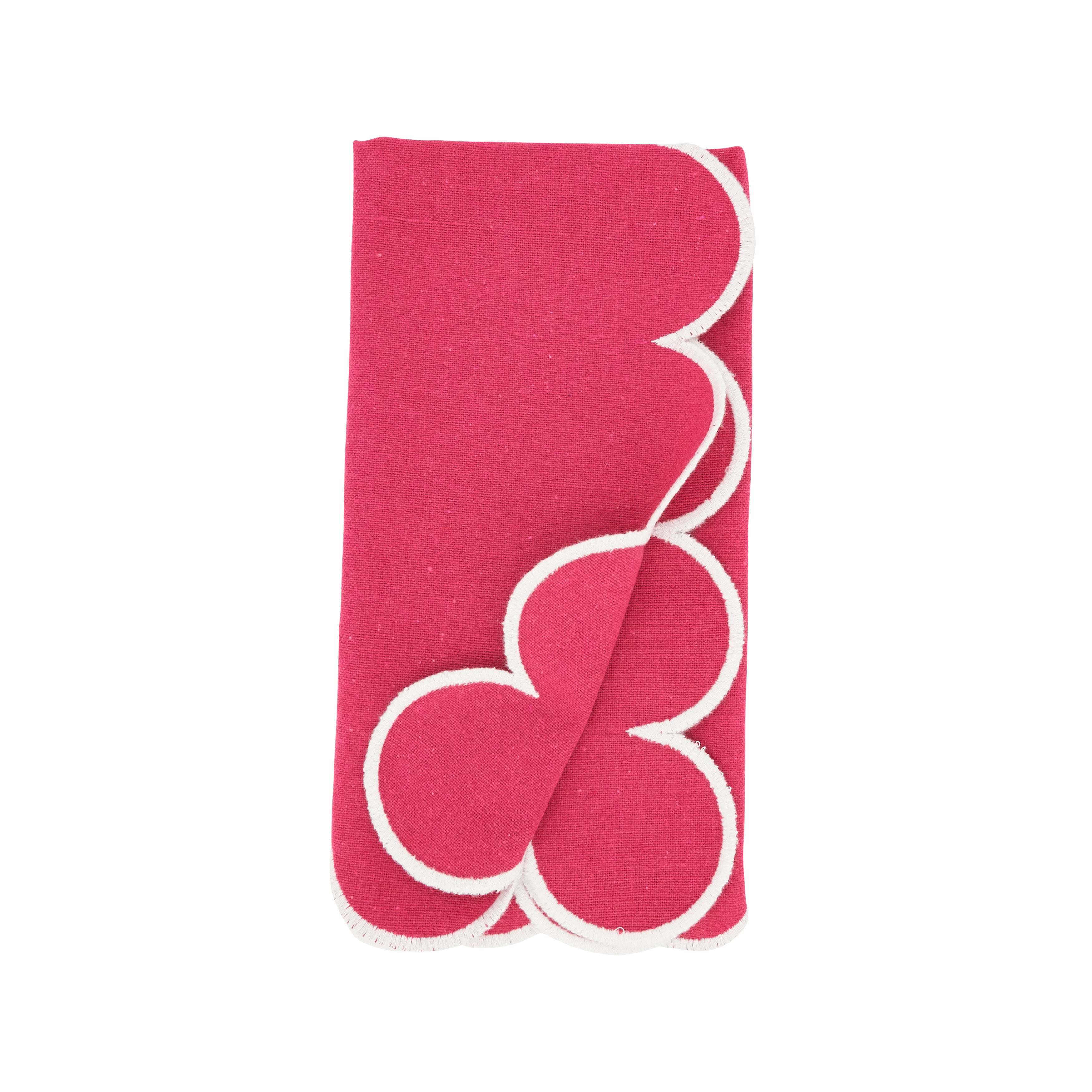 Scalloped Hem Napkin, Set of 4