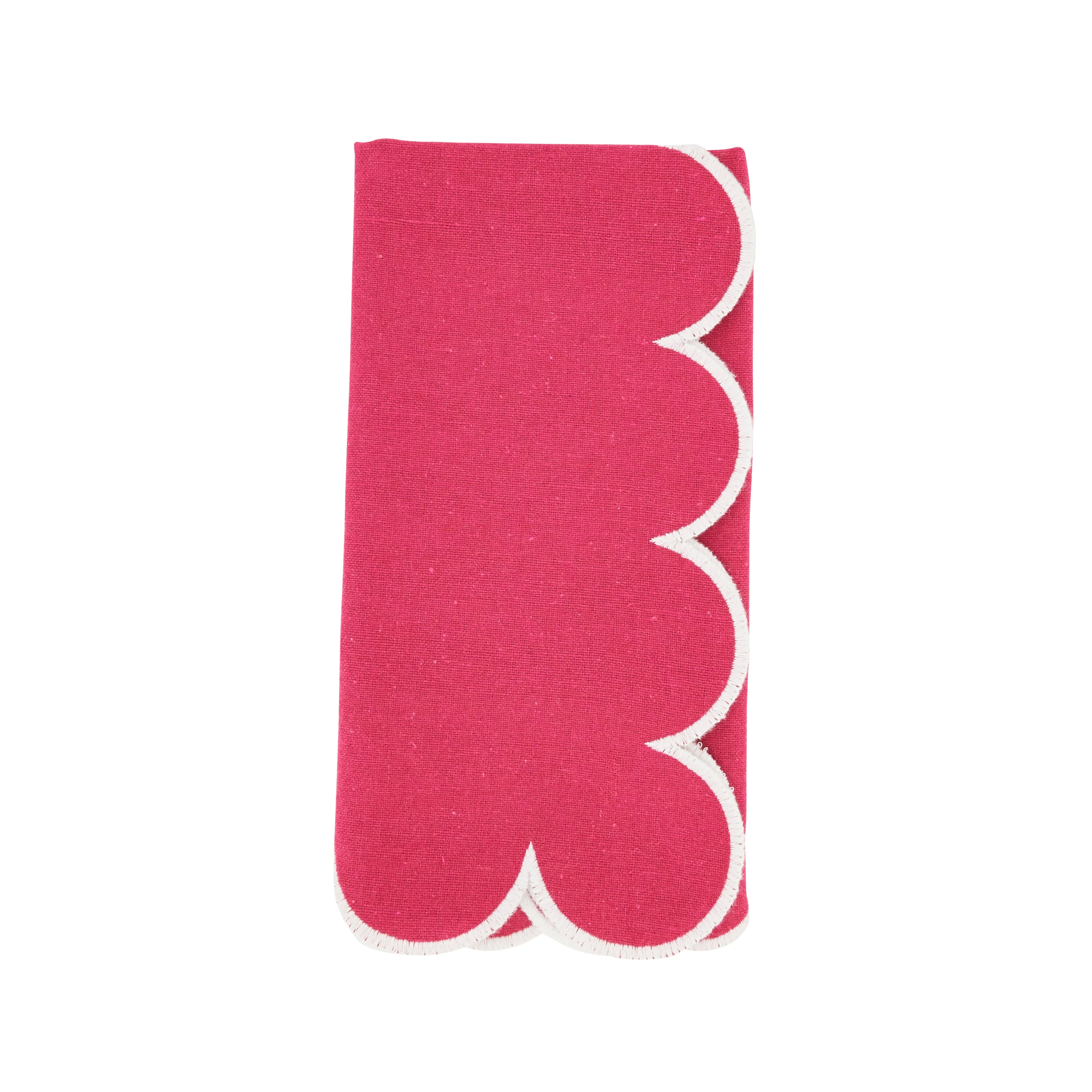Scalloped Hem Napkin, Set of 4