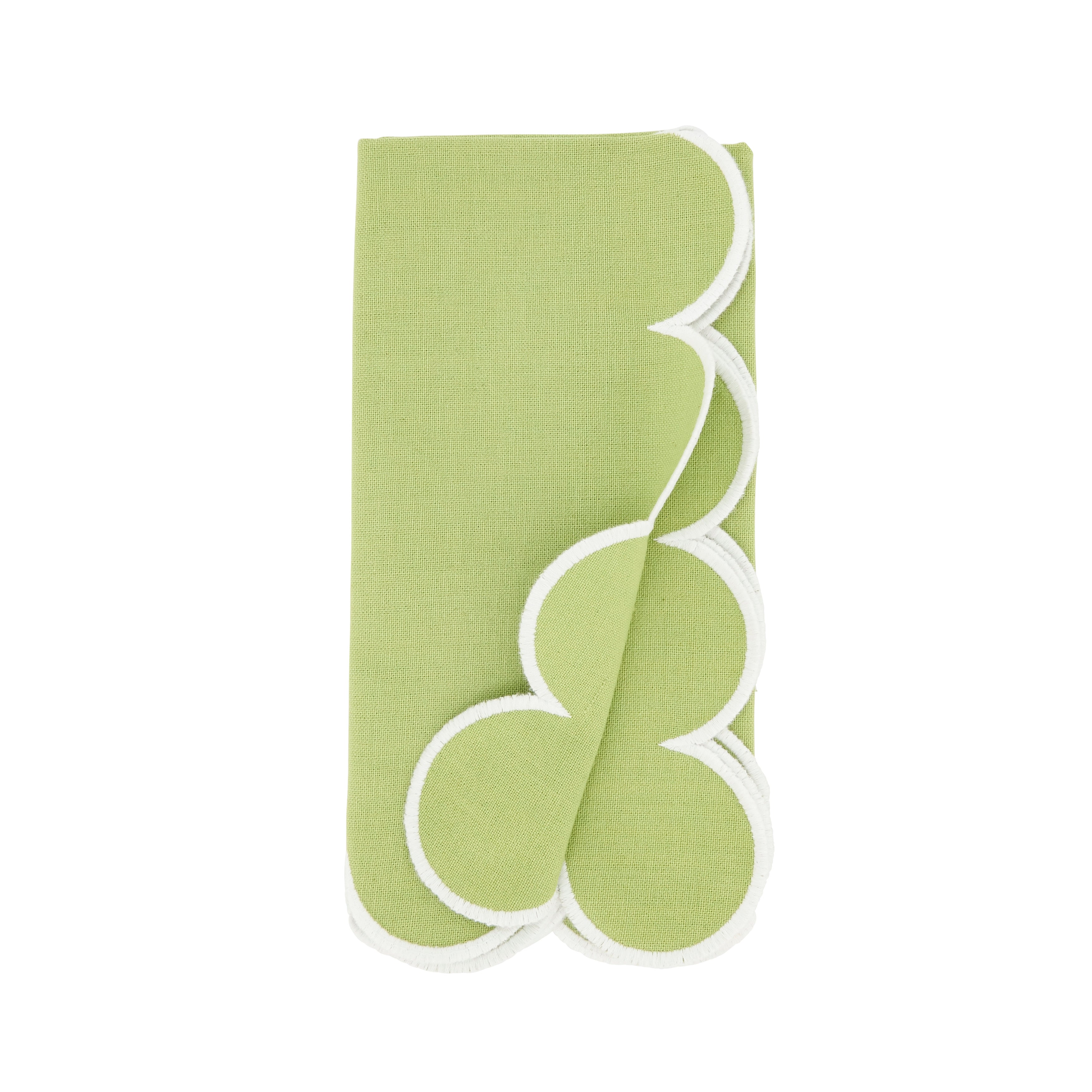 Scalloped Hem Napkin, Set of 4