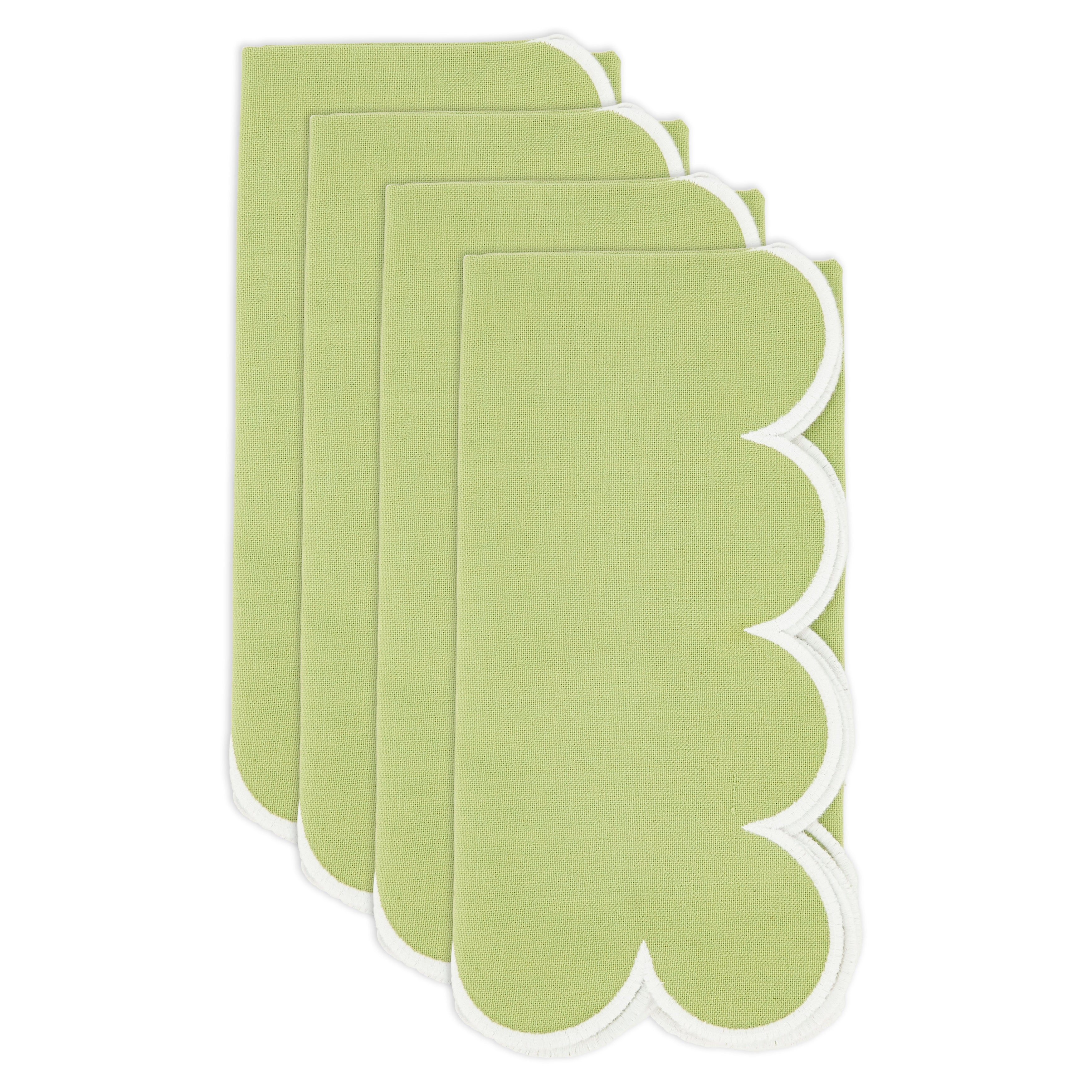 Scalloped Hem Napkin, Set of 4
