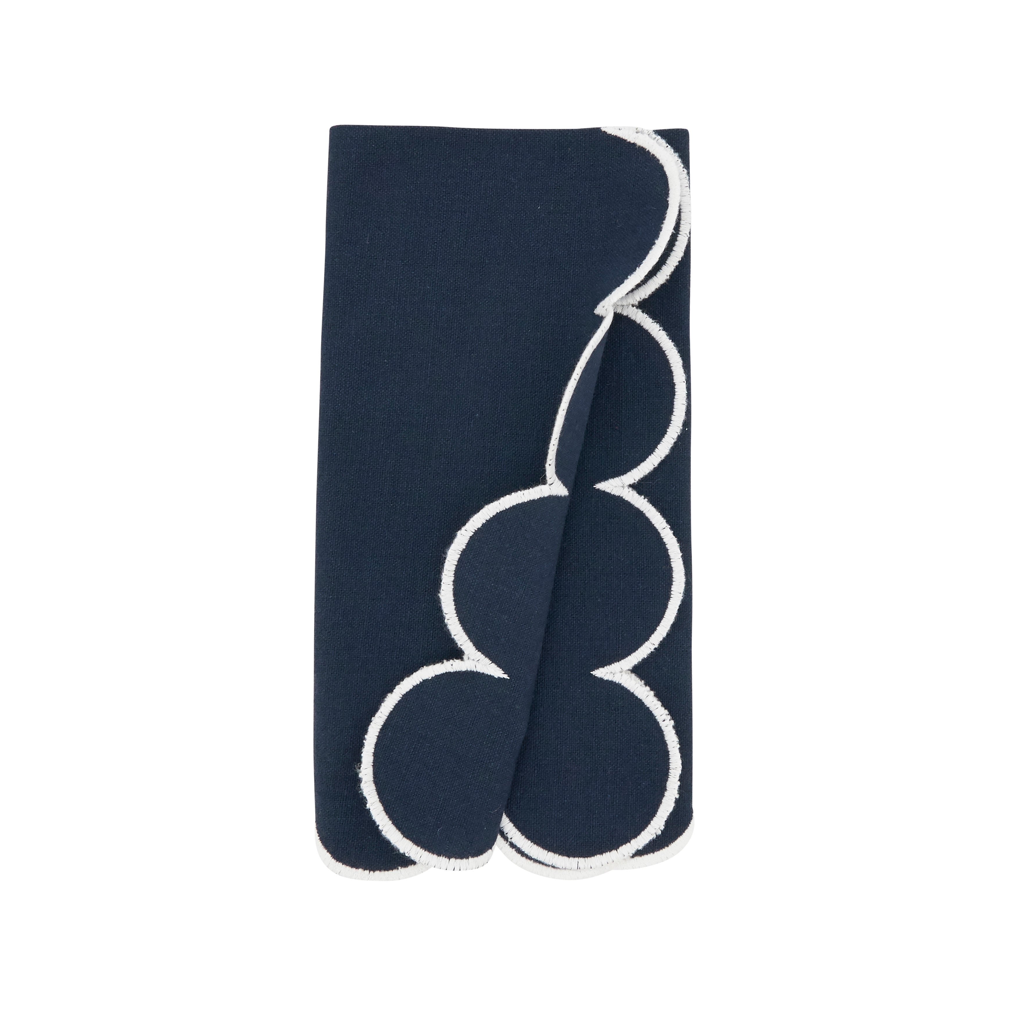 Scalloped Hem Napkin, Set of 4