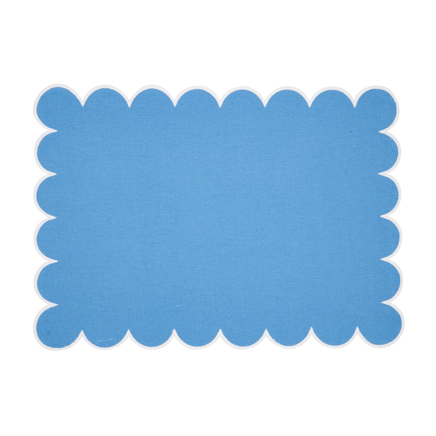Scalloped Hem Placemat, Set of 4