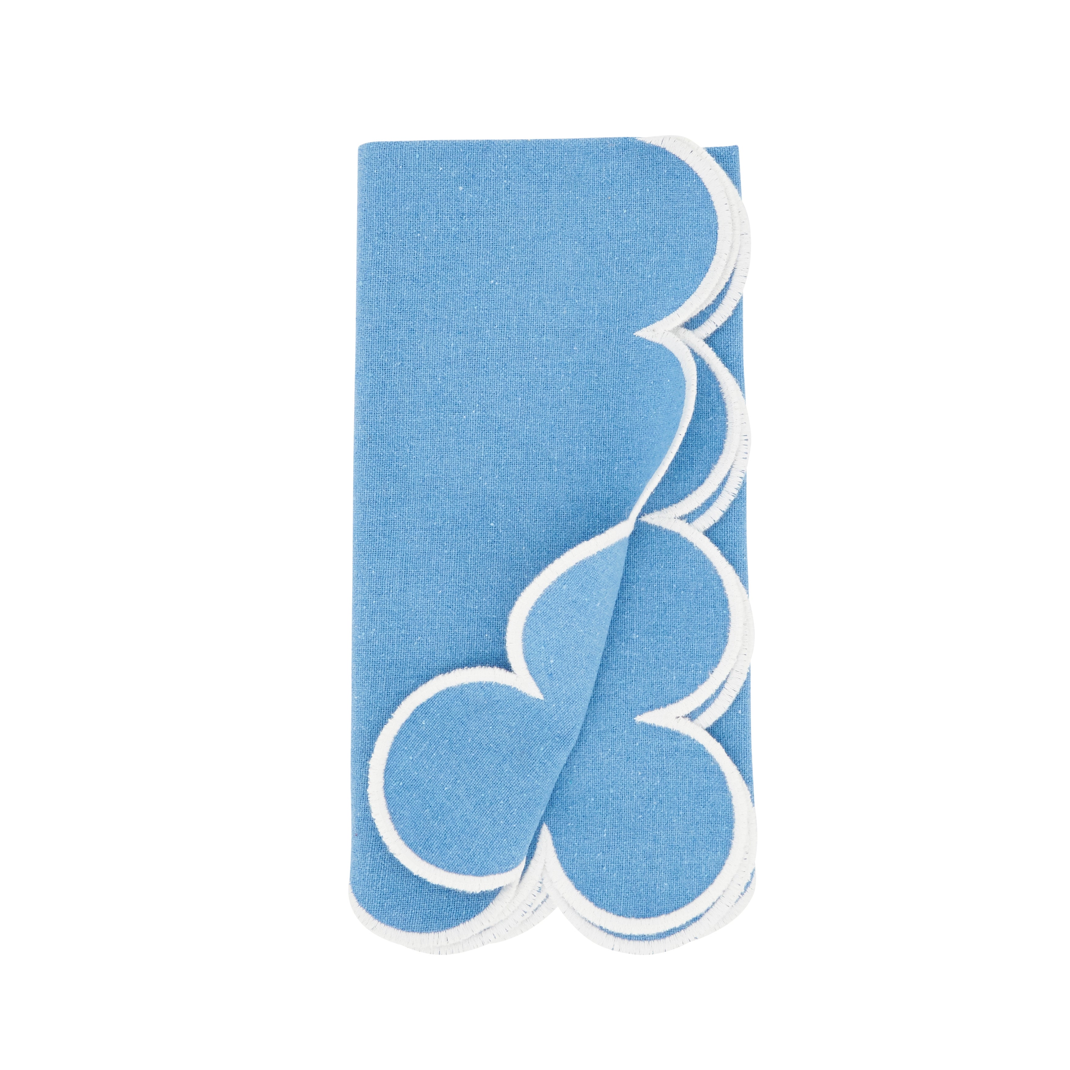 Scalloped Hem Napkin, Set of 4