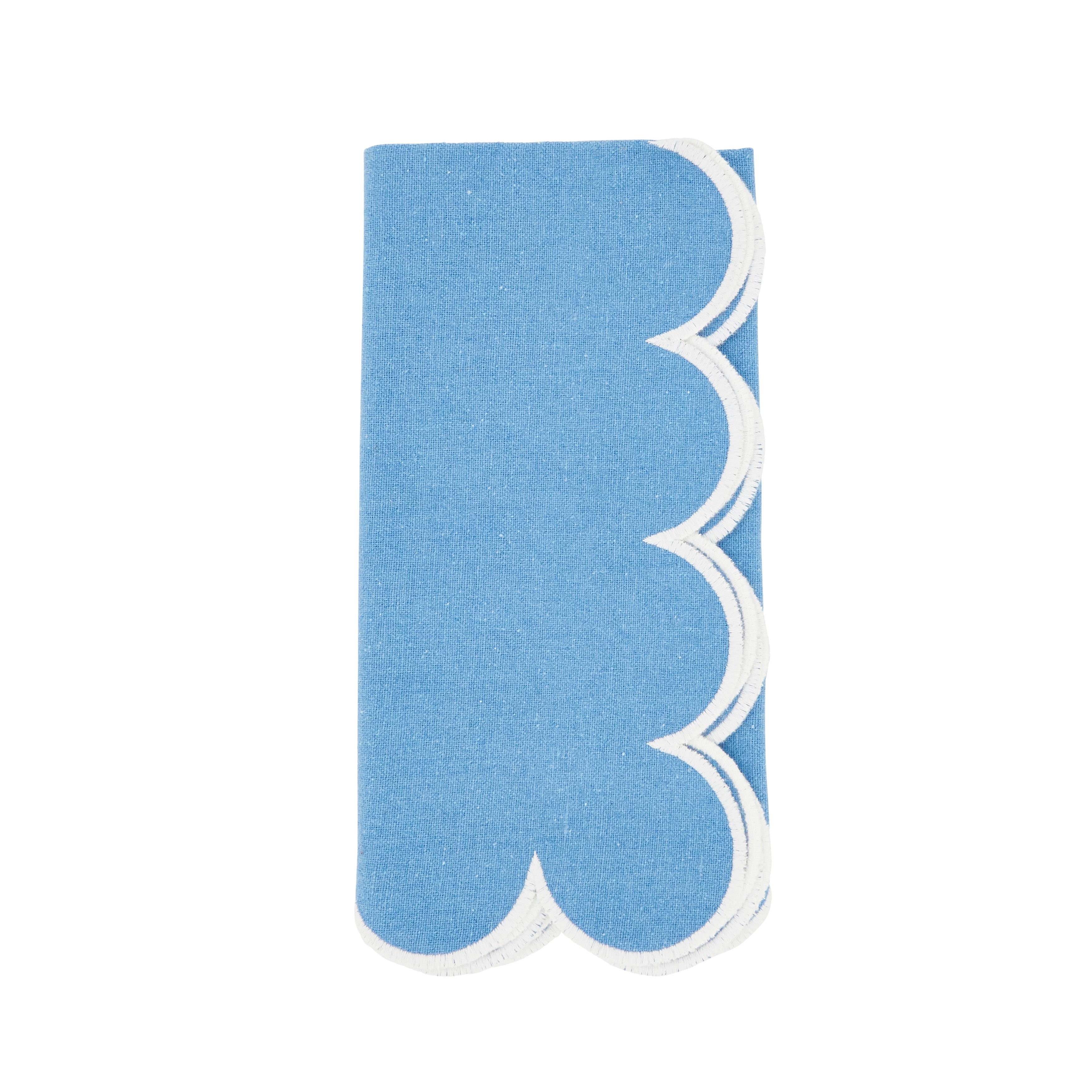 Scalloped Hem Napkin, Set of 4