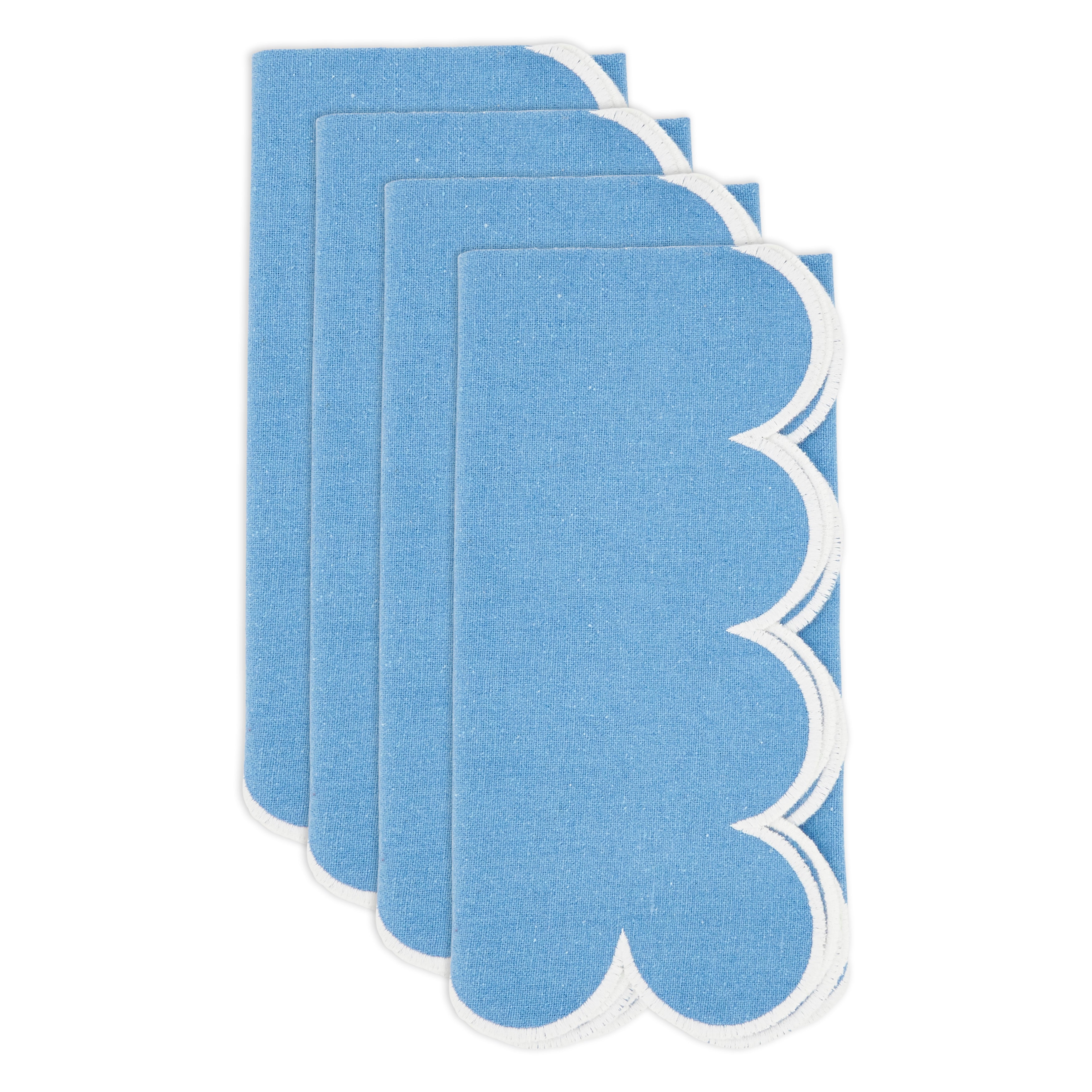 Scalloped Hem Napkin, Set of 4