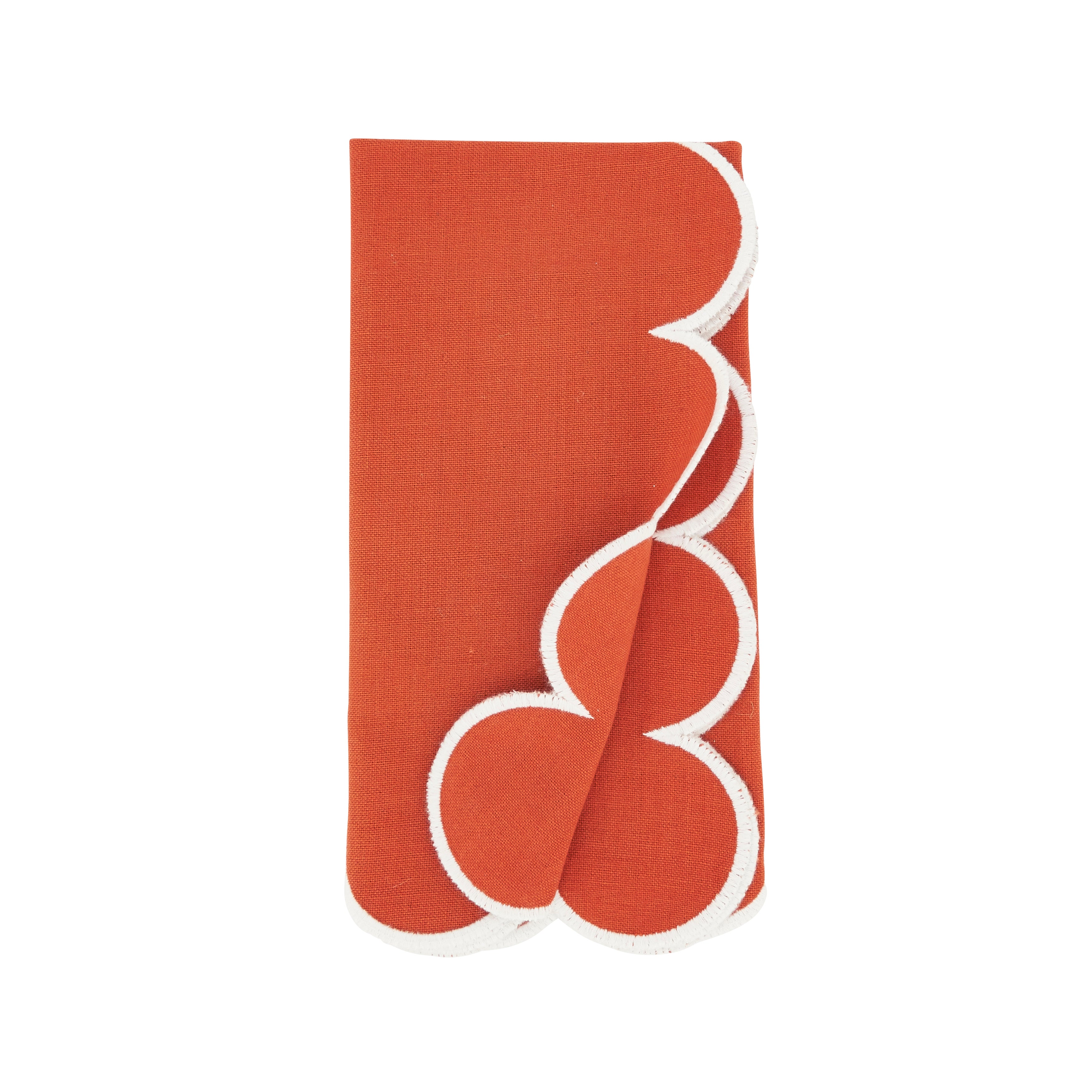 Scalloped Hem Napkin, Set of 4