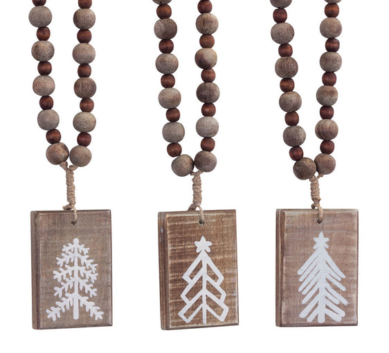 Rustic-Wood-Tree-Tag-Ornament-with-Beaded-Hanger-(Set-of-6)-Decor