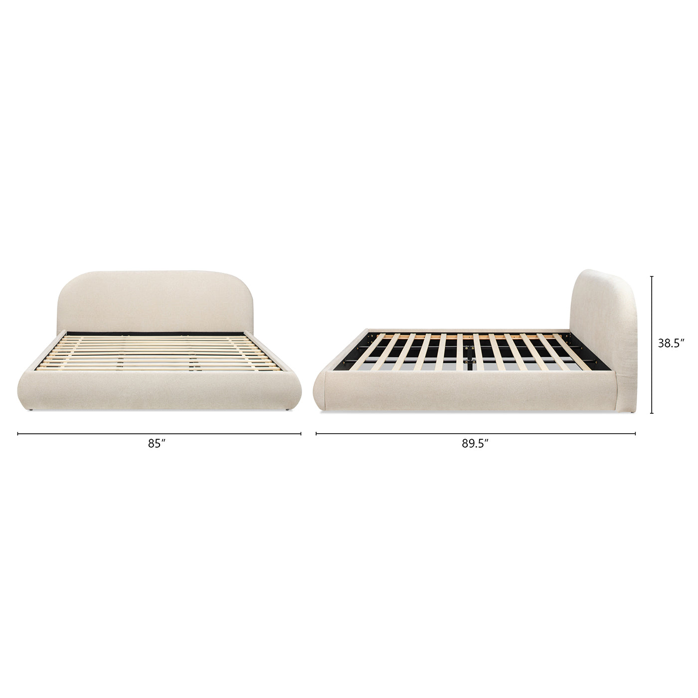 Archie Upholstered Platform Bed