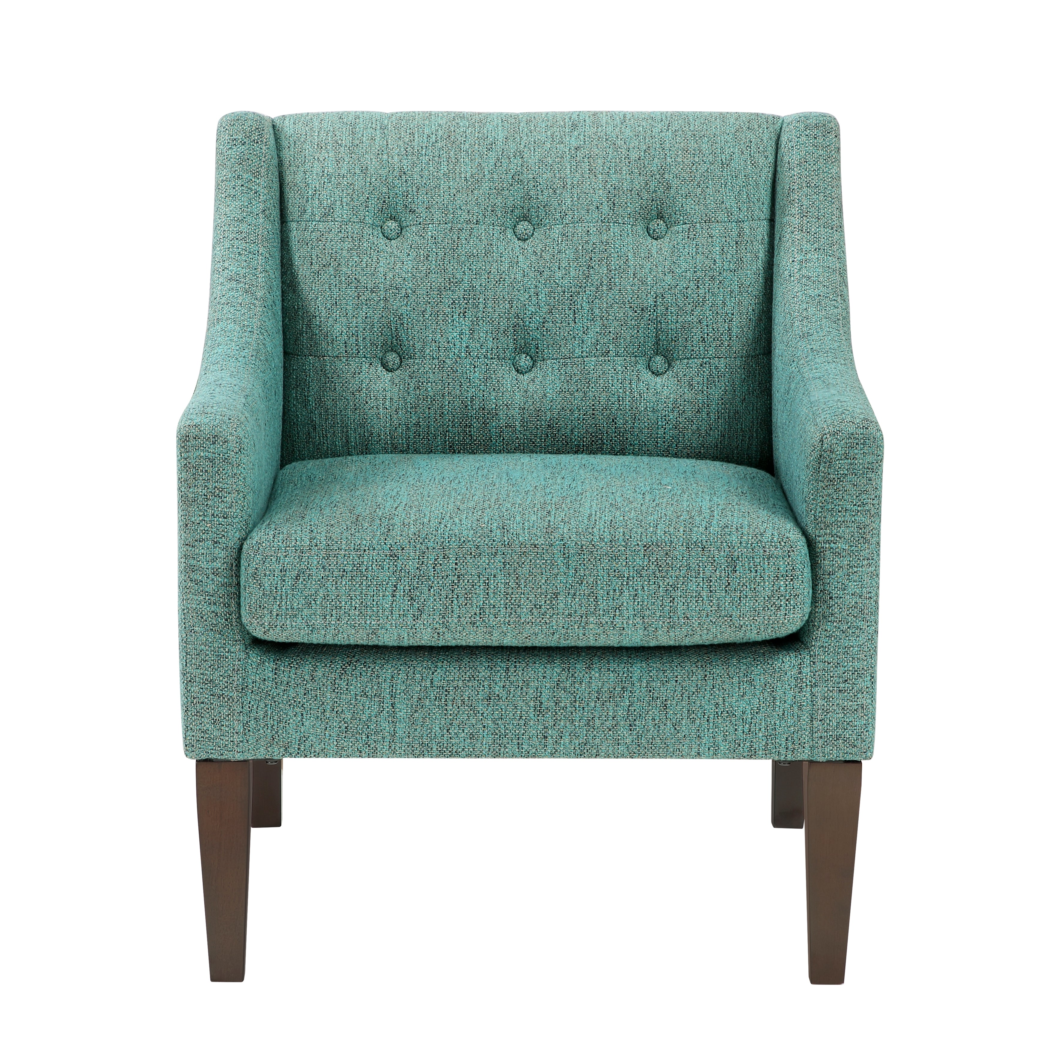 Contemporary Button Tufted Accent Chair