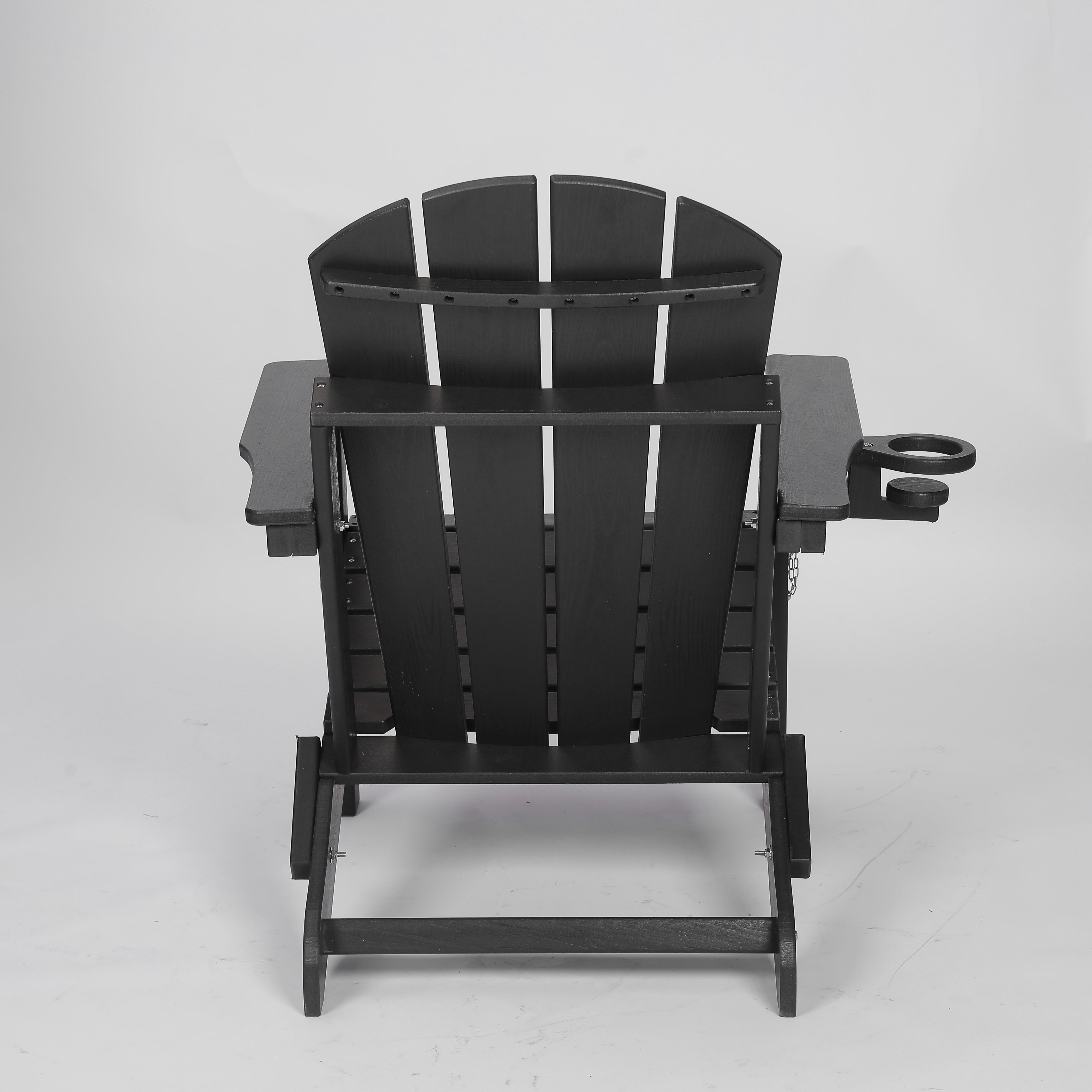 Composite Folding Adirondack Chair with Dual Cup Holder