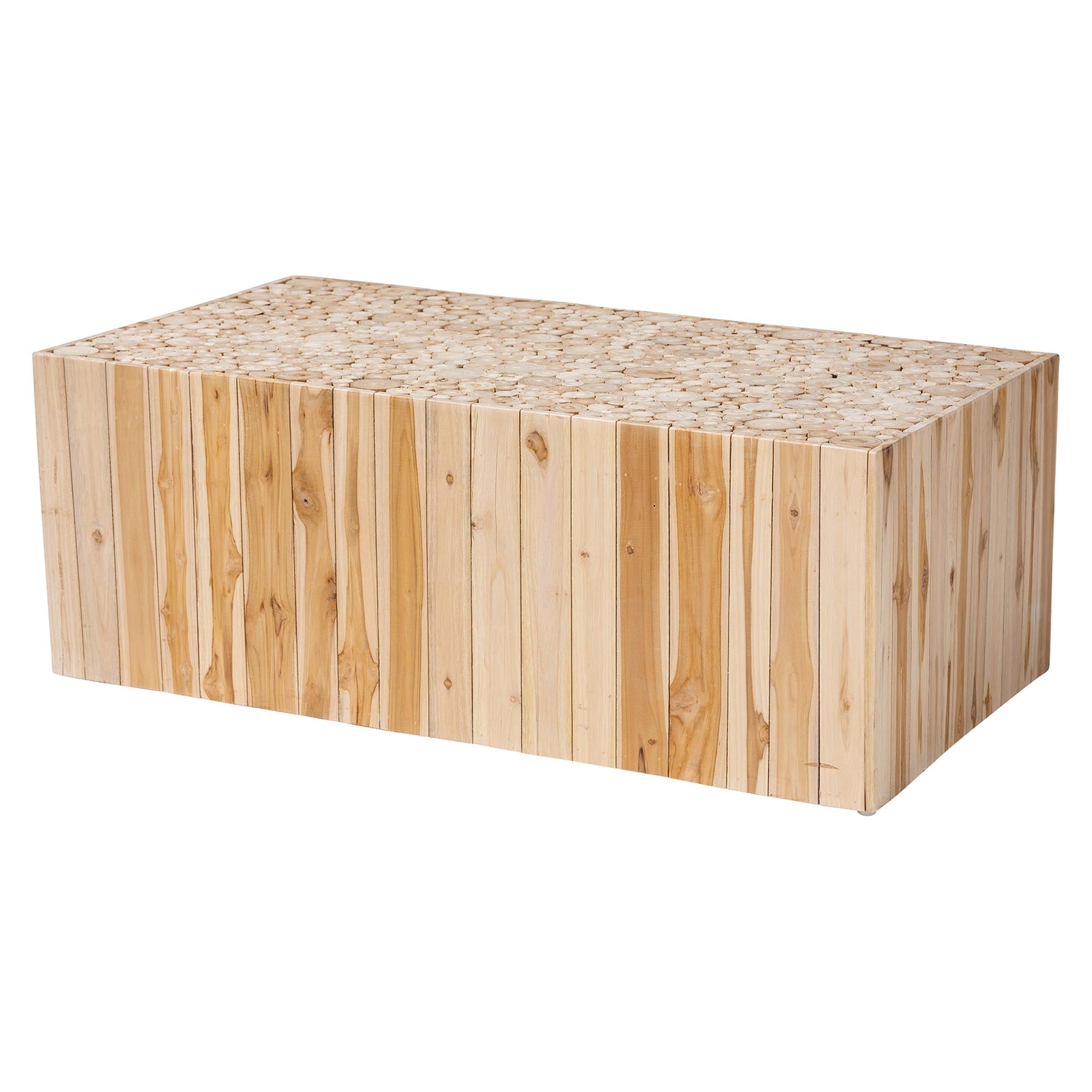 Everett Rectangle Teak Wood Coffee Table
