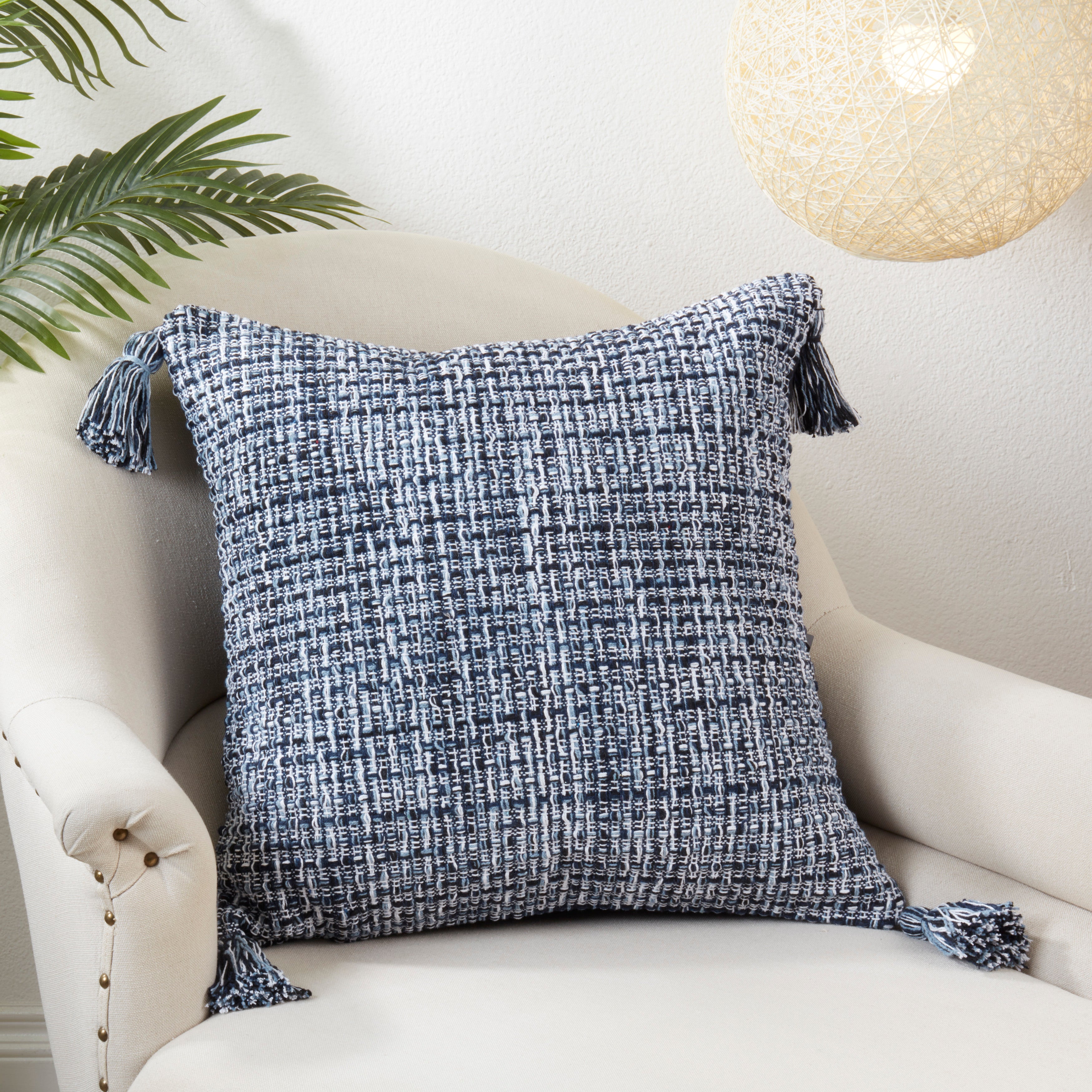 Woven Poly Filled Throw Pillow