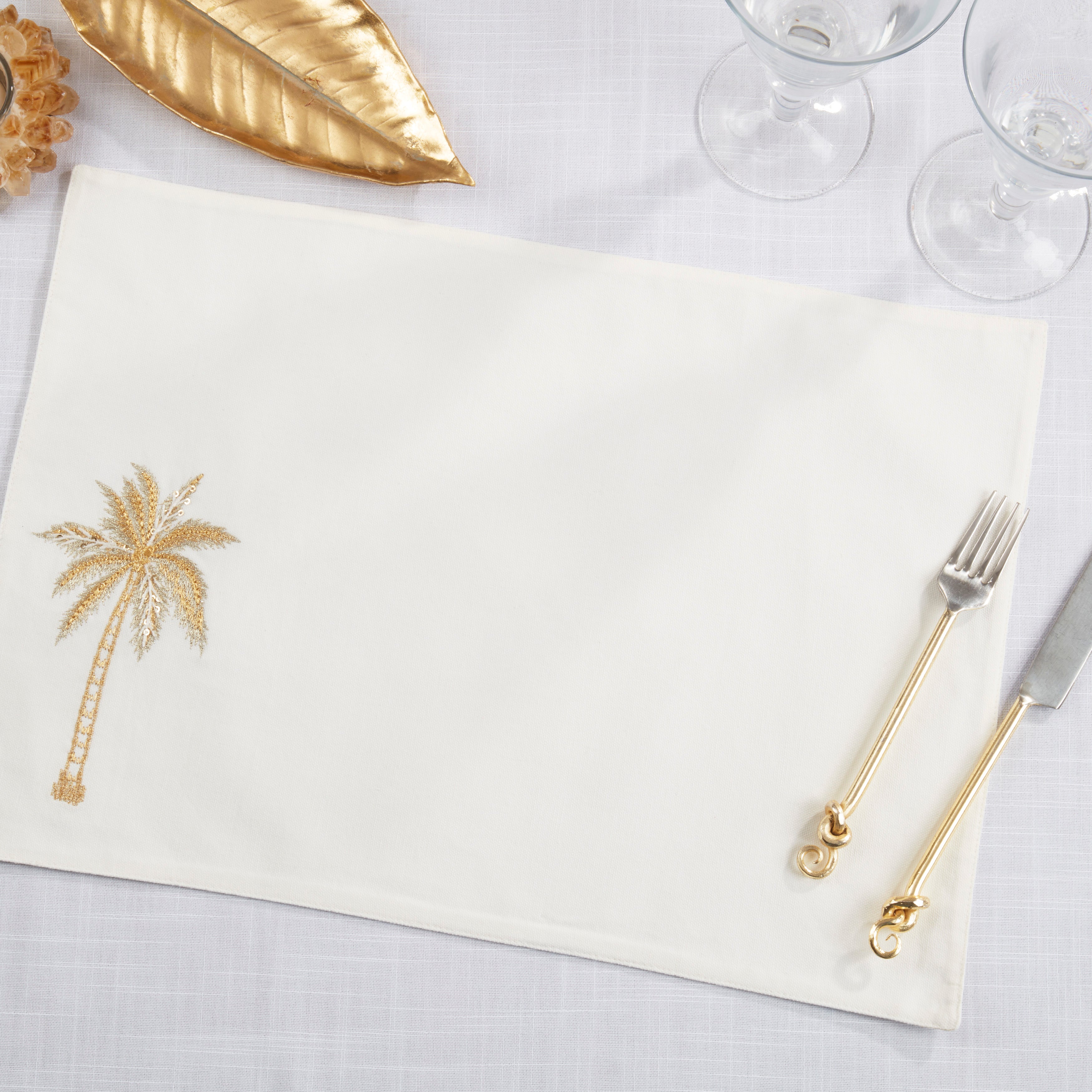 Palm Tree Placemat, Set of 4