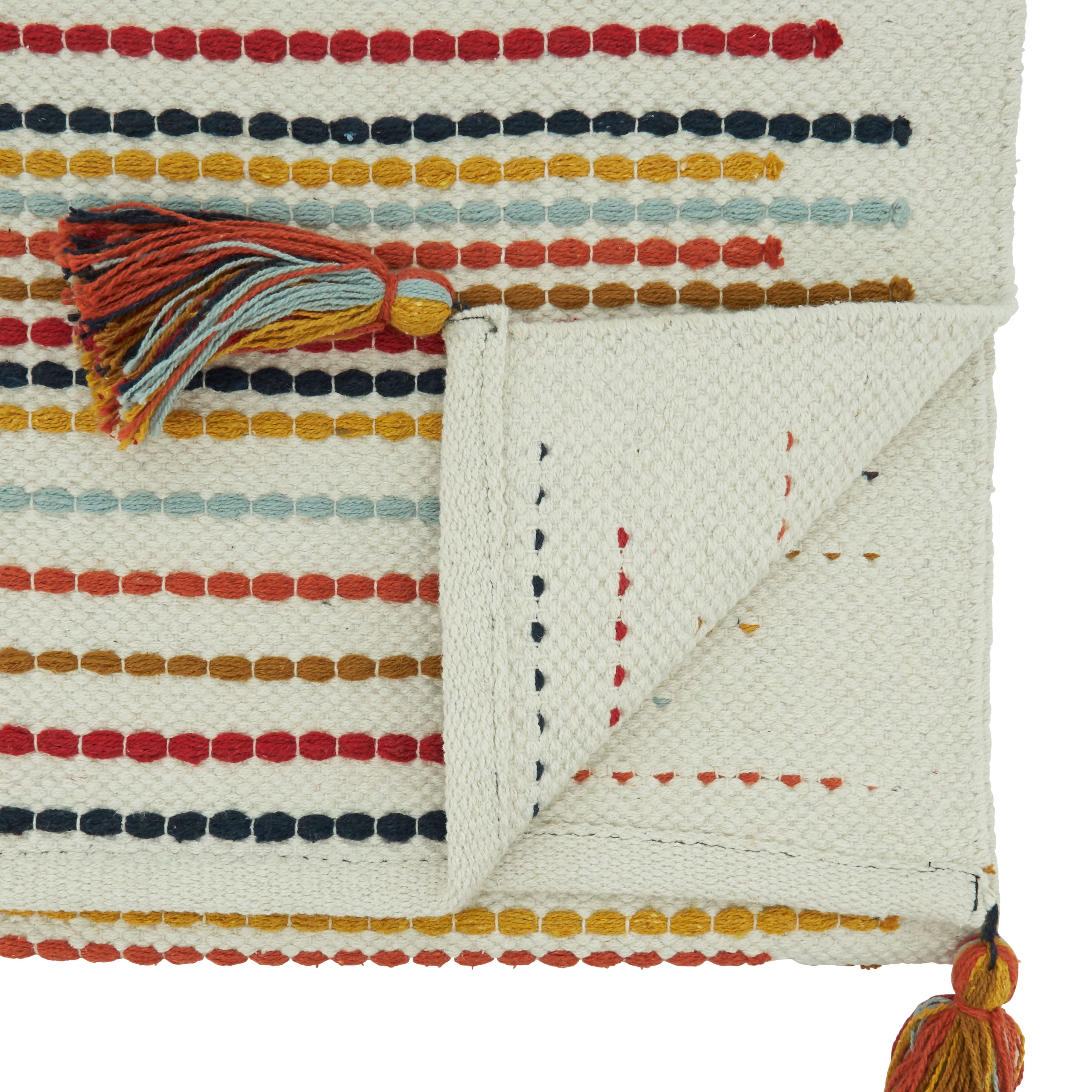 Chunky Striped Table Runner