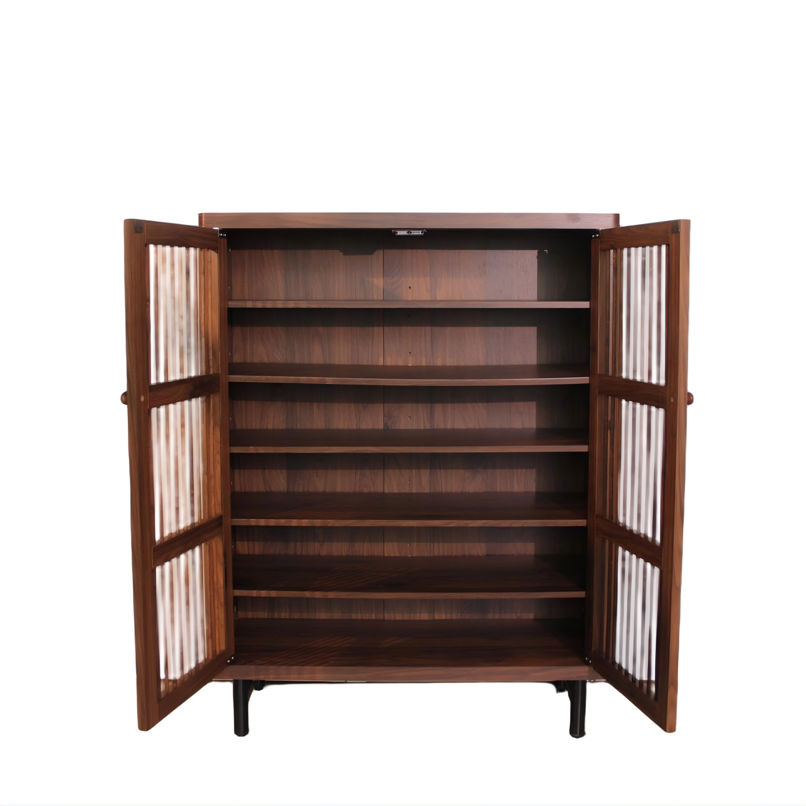 Shoe Cabinet with Shutter Doors