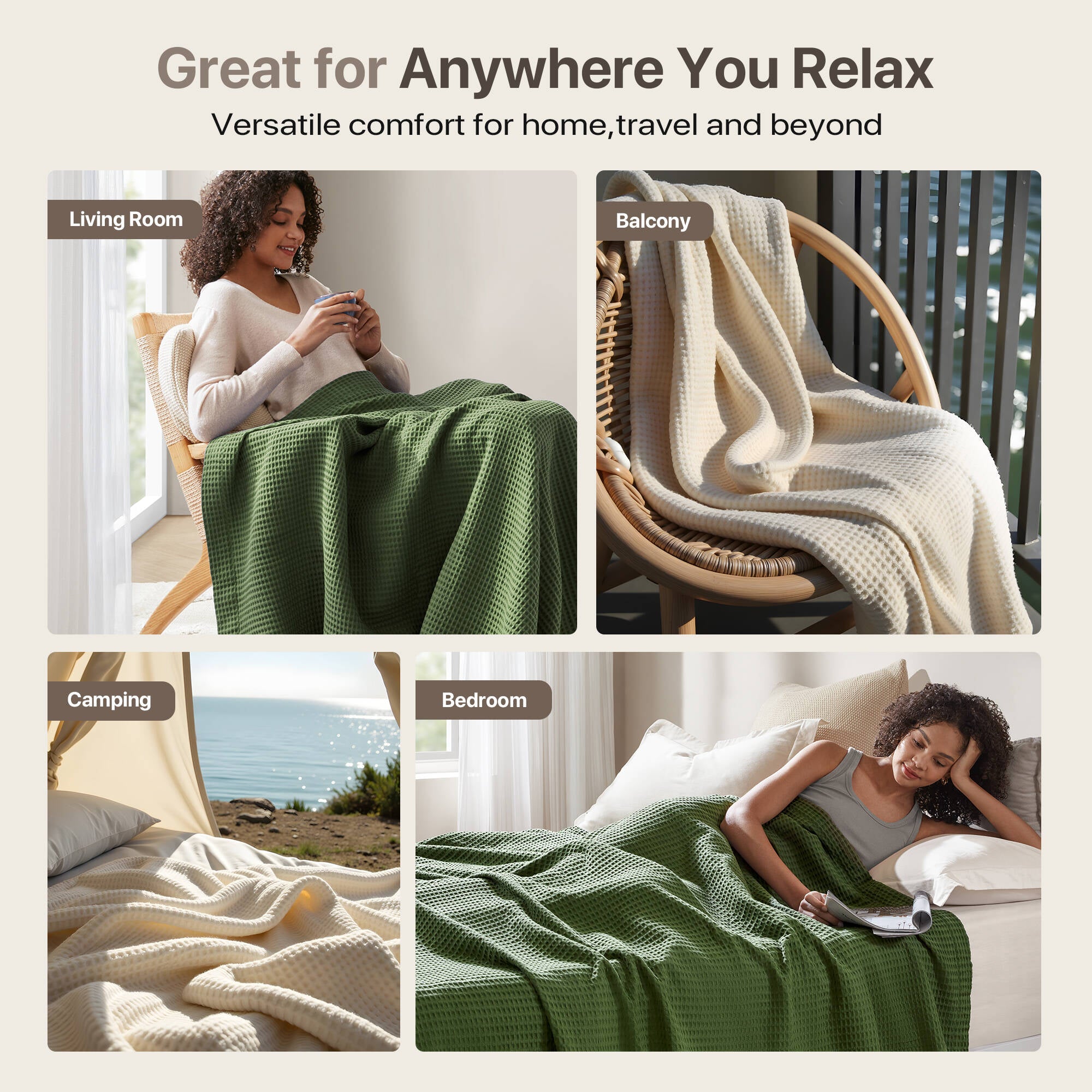 Waffle Cotton Blanket
