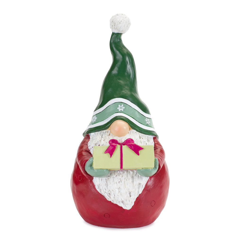 Holiday Gnome with Tree and Present (Set of 2)