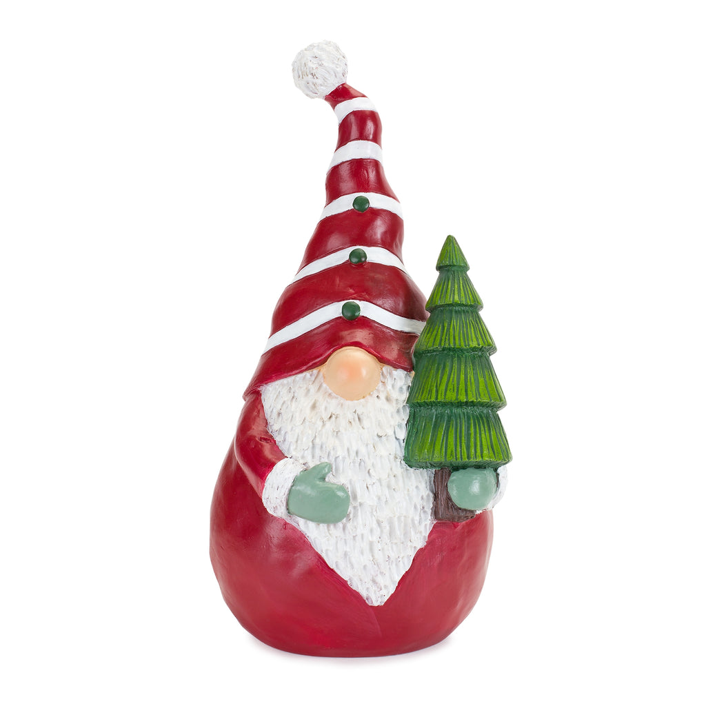 Holiday Gnome with Tree and Present (Set of 2)