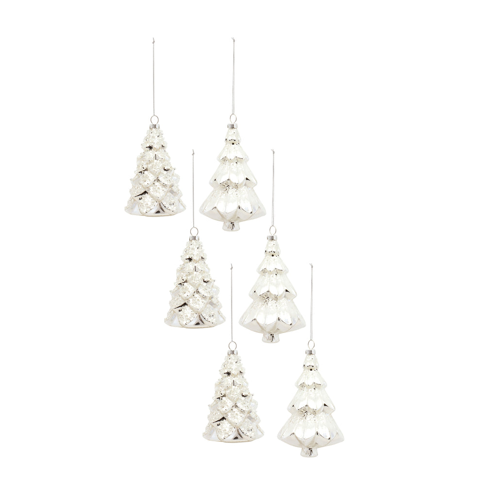 White-Frosted-Pine-Tree-Ornament-(Set-of-6)-Decor