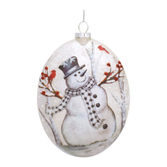 Whimsical-Snowman-Disc-Ornament-with-Snowy-Cardinal-Scene-(Set-of-6)-Ornaments