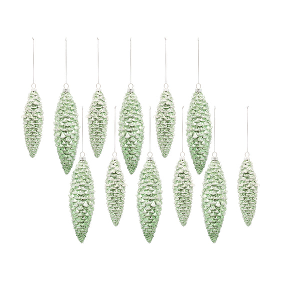 Green-Frosted-Pinecone-Drop-Ornament-(Set-of-12)-Decor