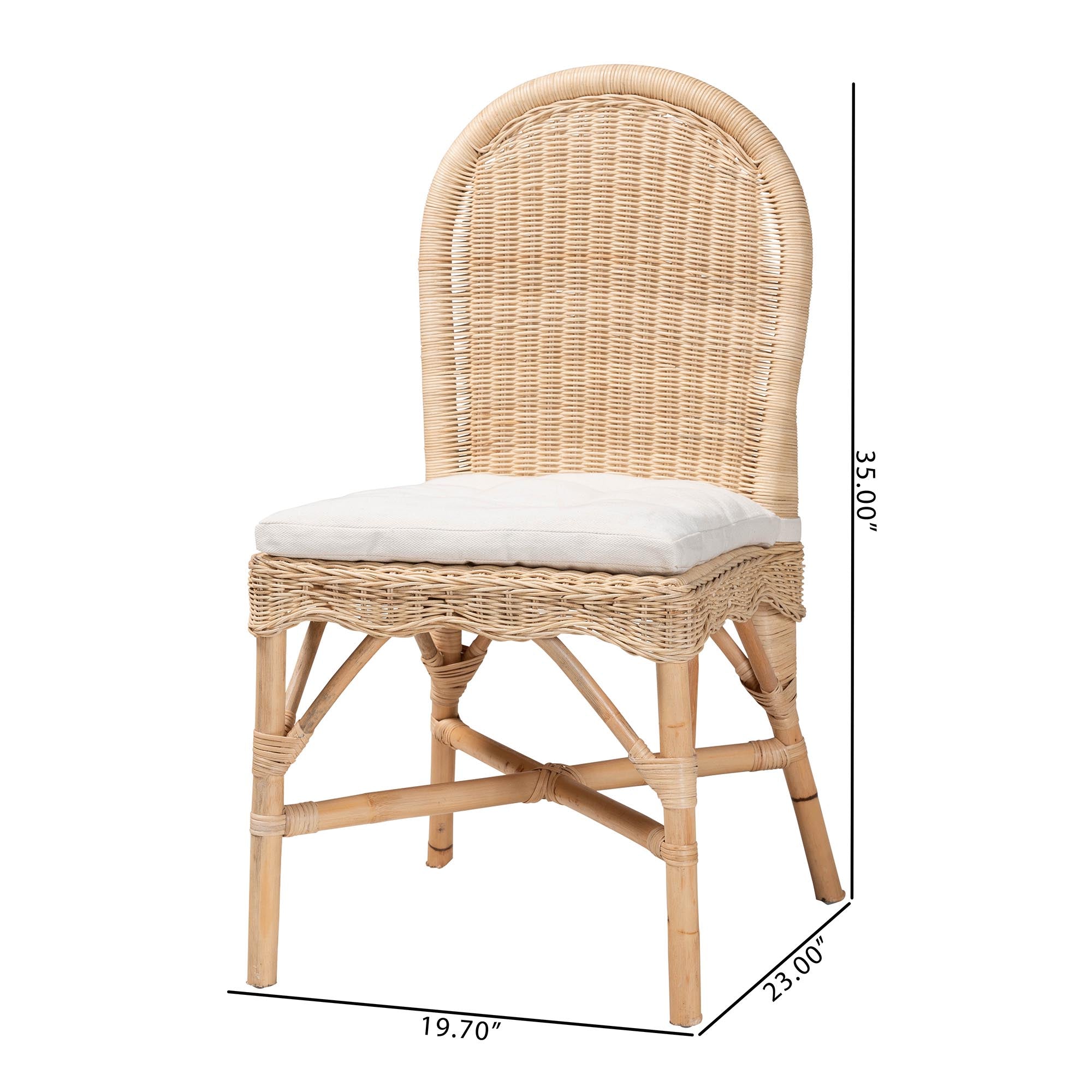 Kora Rattan Dining Chair